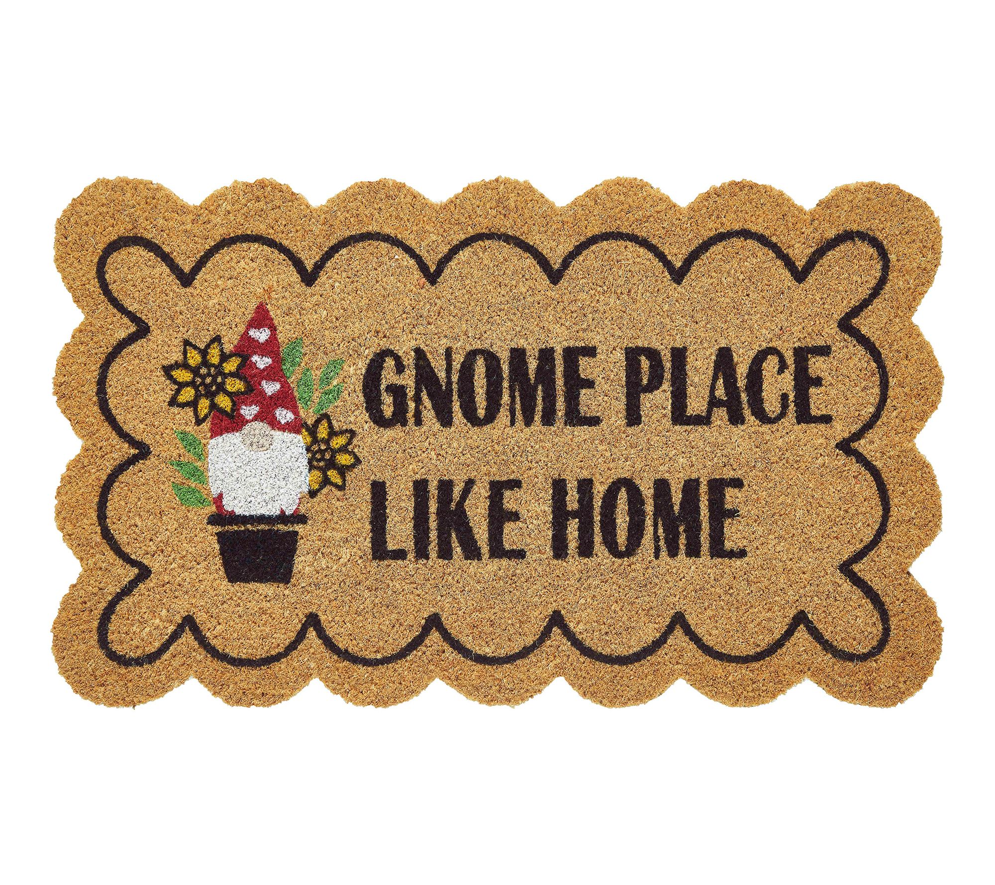 VCNY Home Gnome Coir Doormat, 18" x 30"