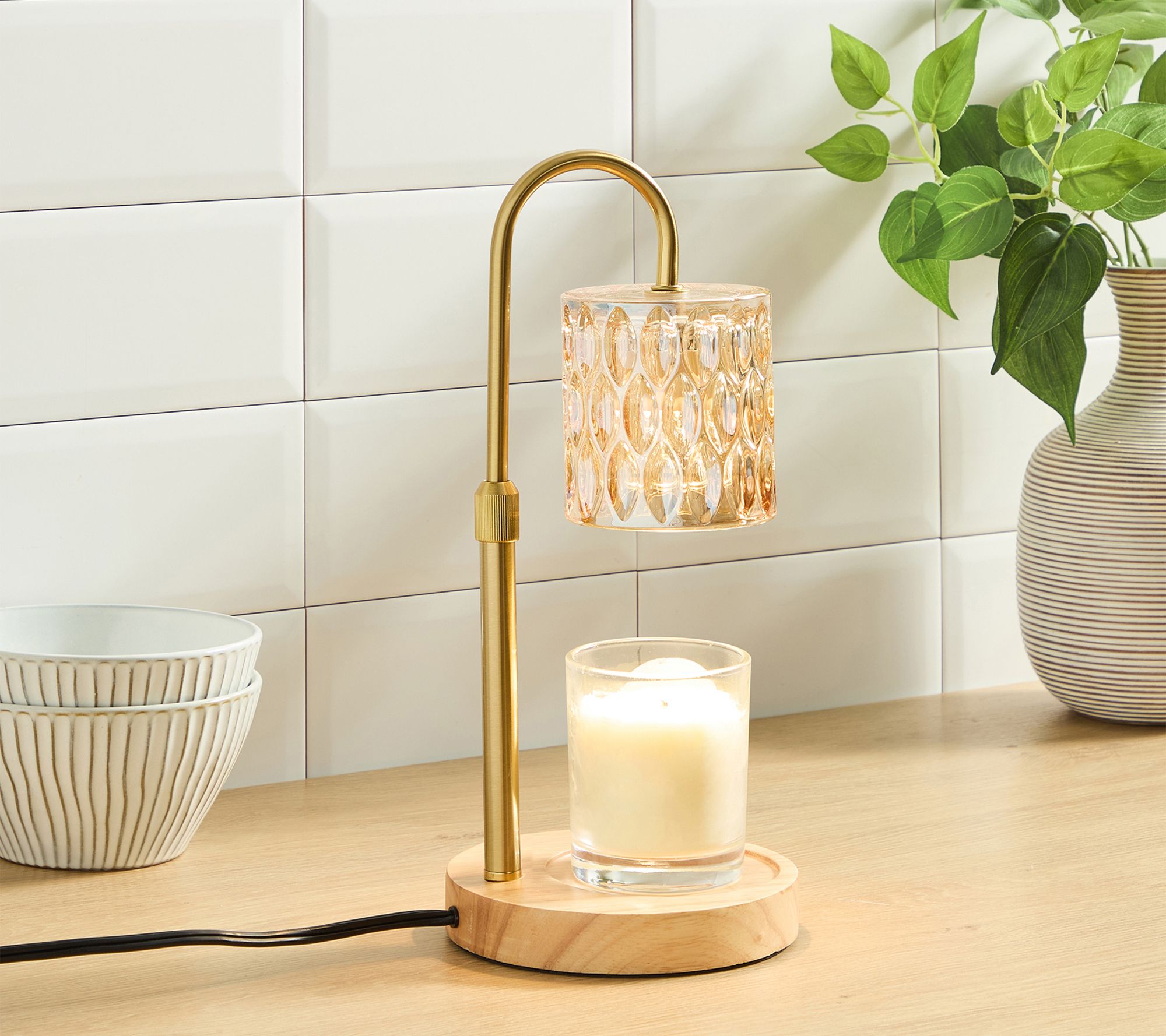 VCNY Home 13" Candle Warmer Lamp, Assorted Styles