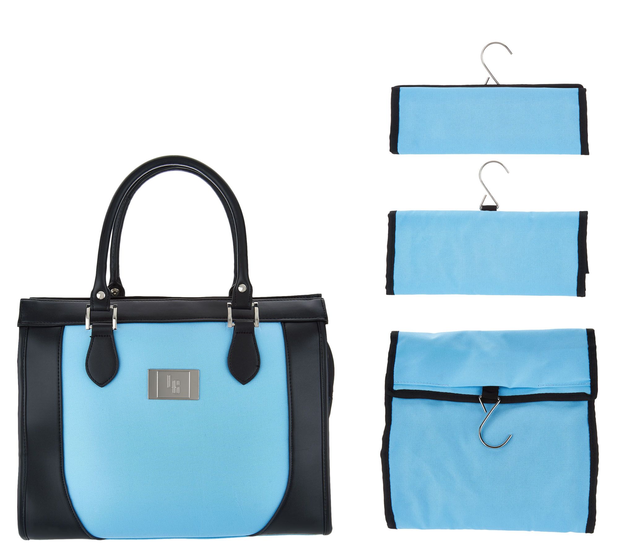 "As Is" Set of 3 Travel Organizers with Tote by Lori Greiner