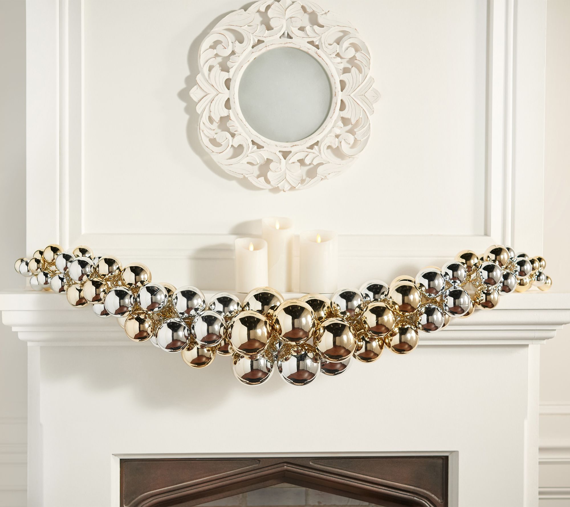 52" Ornament Mantel Garland by Valerie