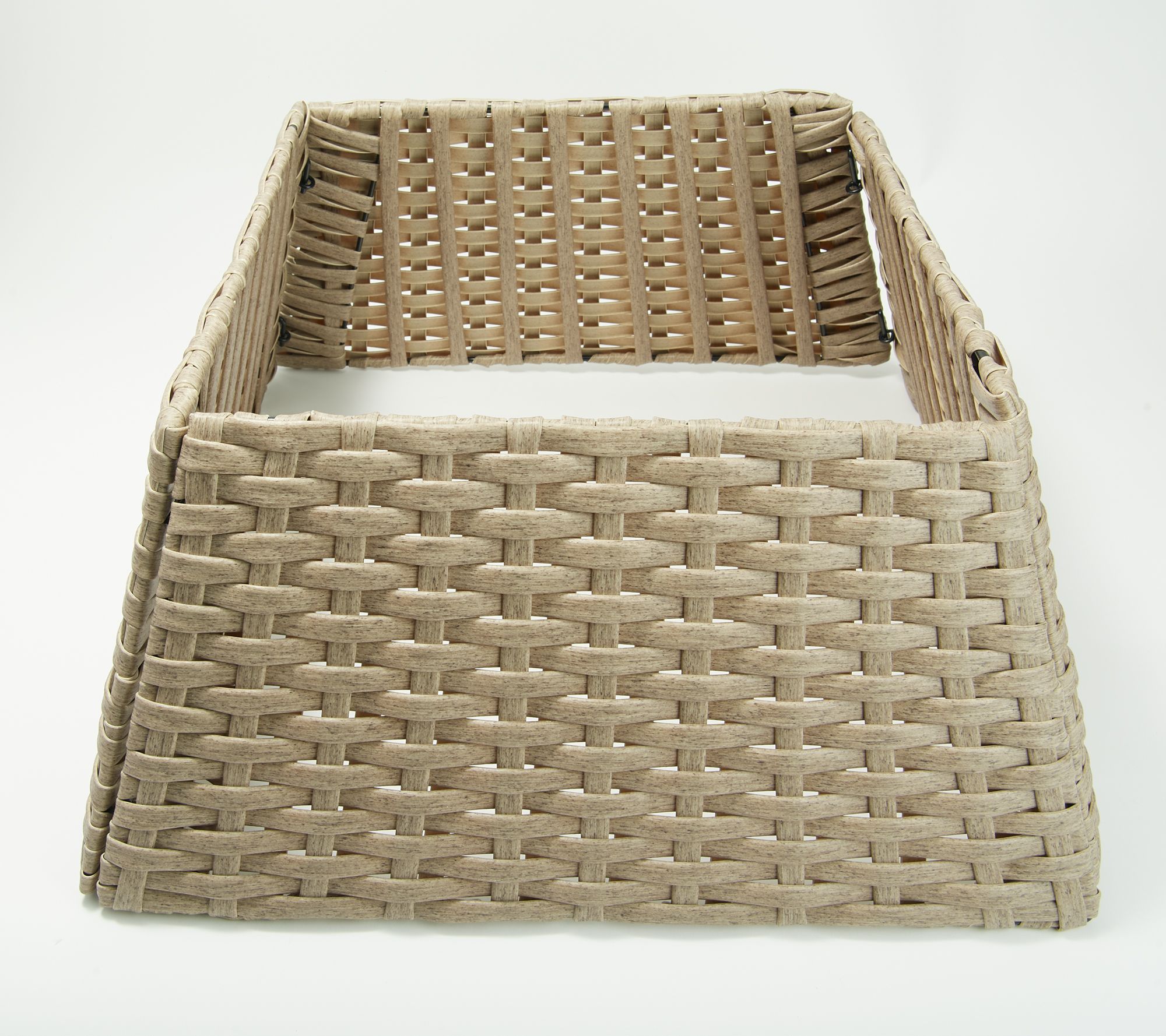 Bethlehem Lights Square Wicker Christmas Tree Collar