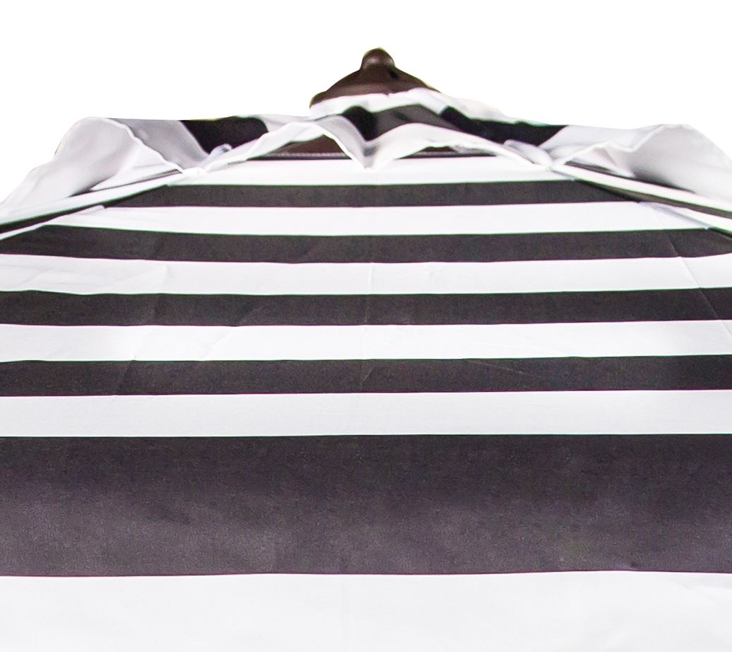 Safavieh Maui Single Scallop Striped 9' Umbrella