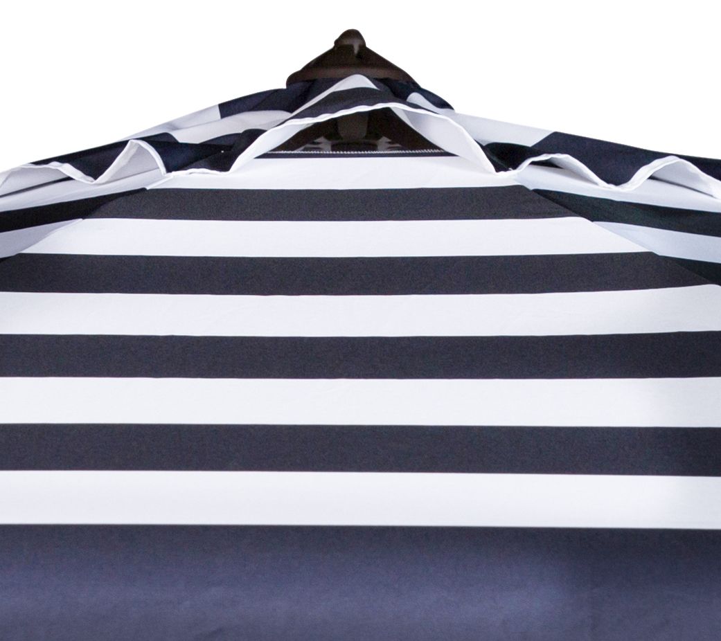 Safavieh Maui Single Scallop Striped 9' Umbrella