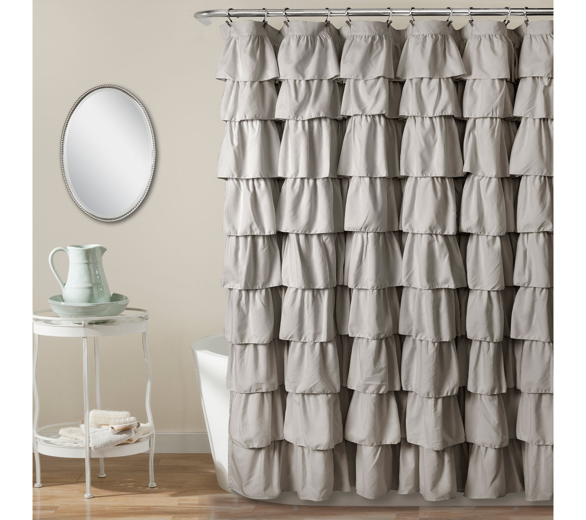 Ruffle 72" x 72" Shower Curtain by Lush Decor