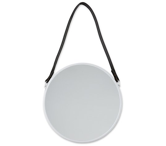Zingz & Thingz Hanging Mirror with Leather Strap