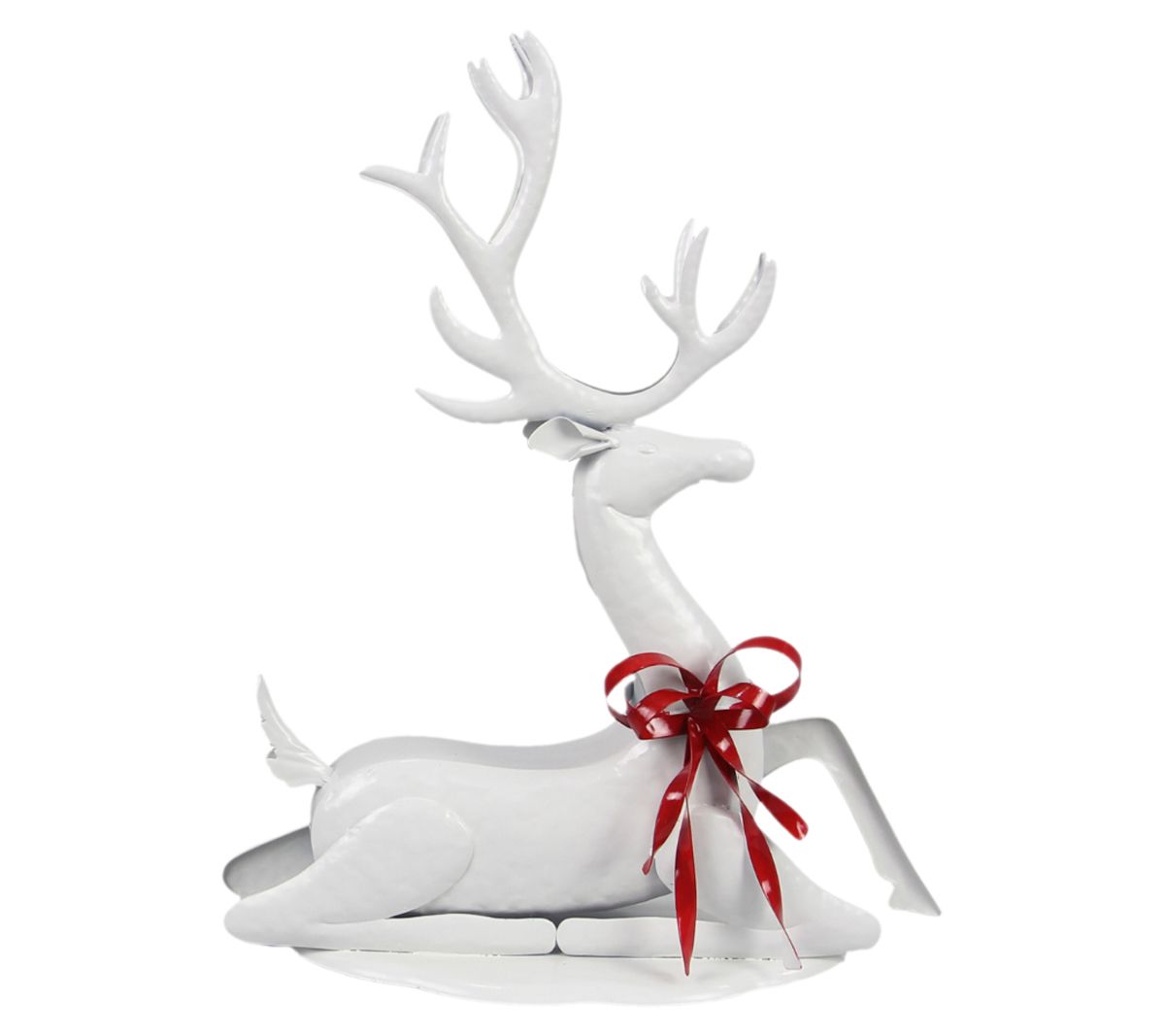 Young's s/2 Metal Christmas Deer Decor