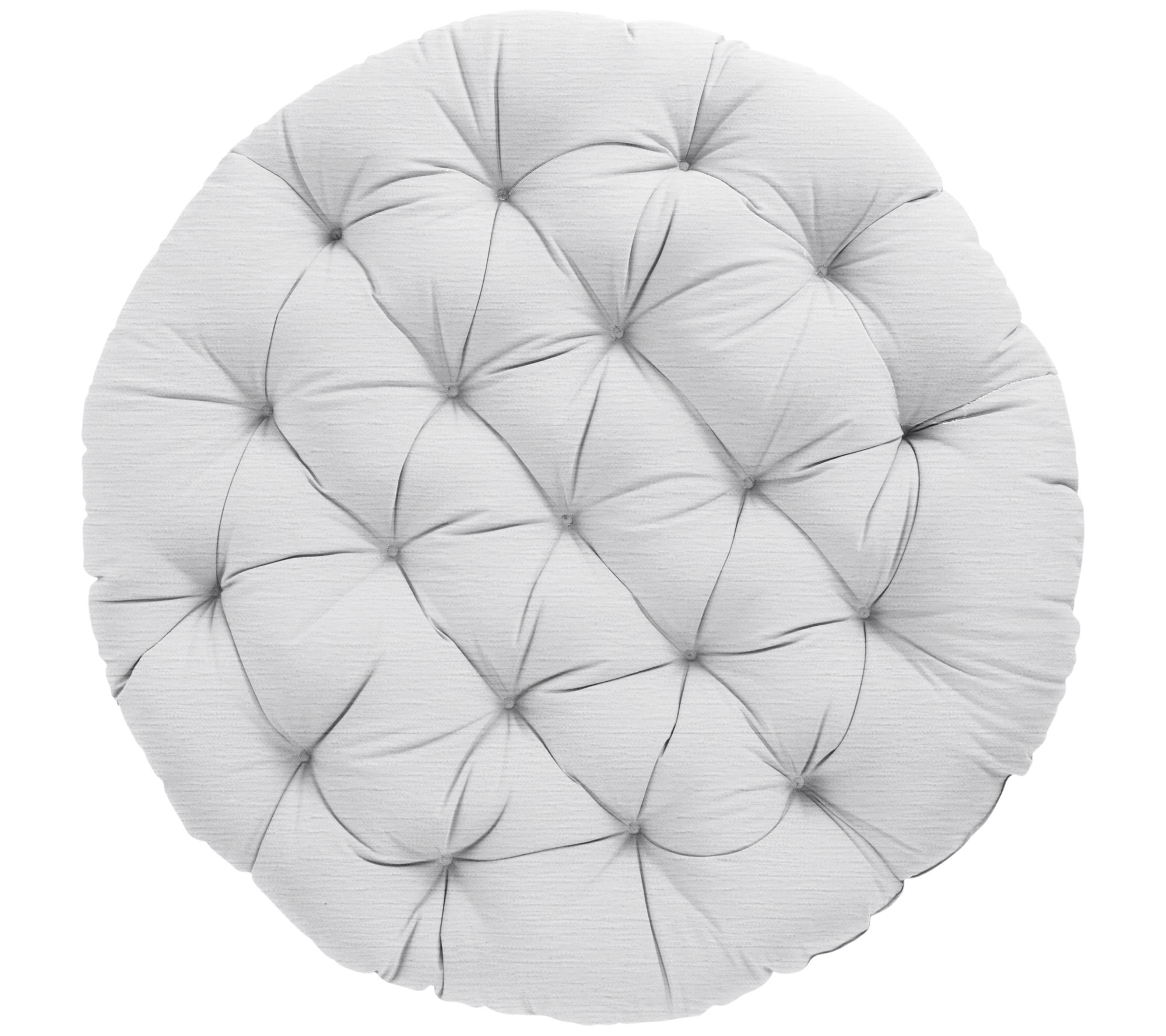 Sorra Home Indoor Angel Snow Round Papasan Cushion