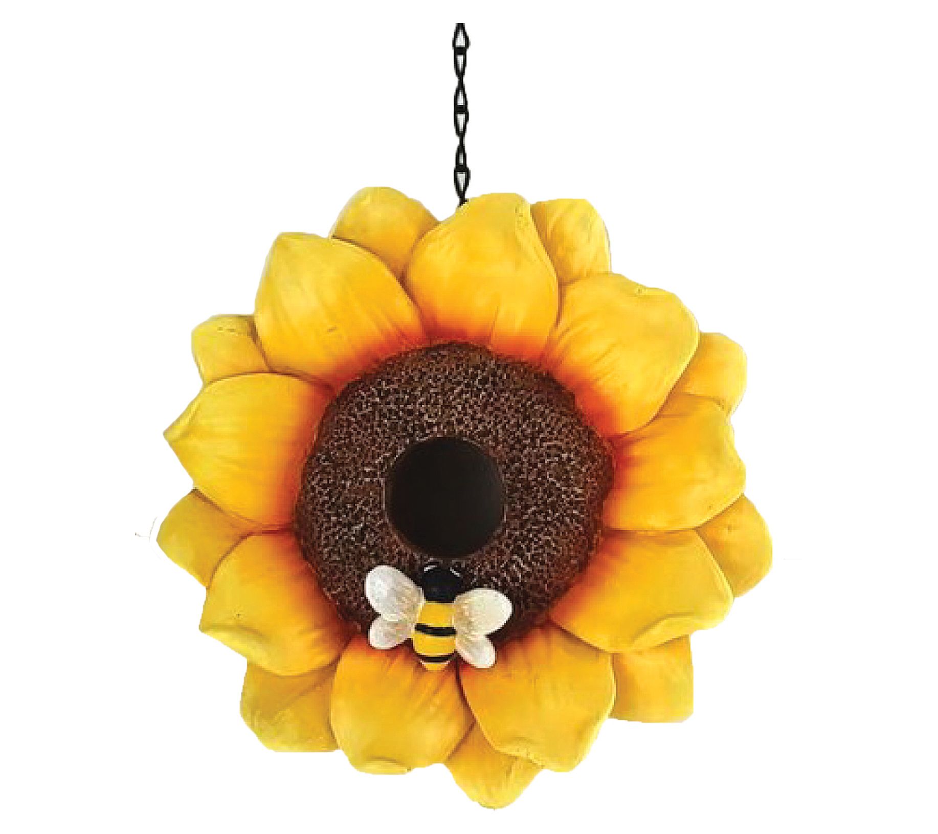 Santa's Workshop, Inc. 7.5"H Resin Sunflower Birdhouse