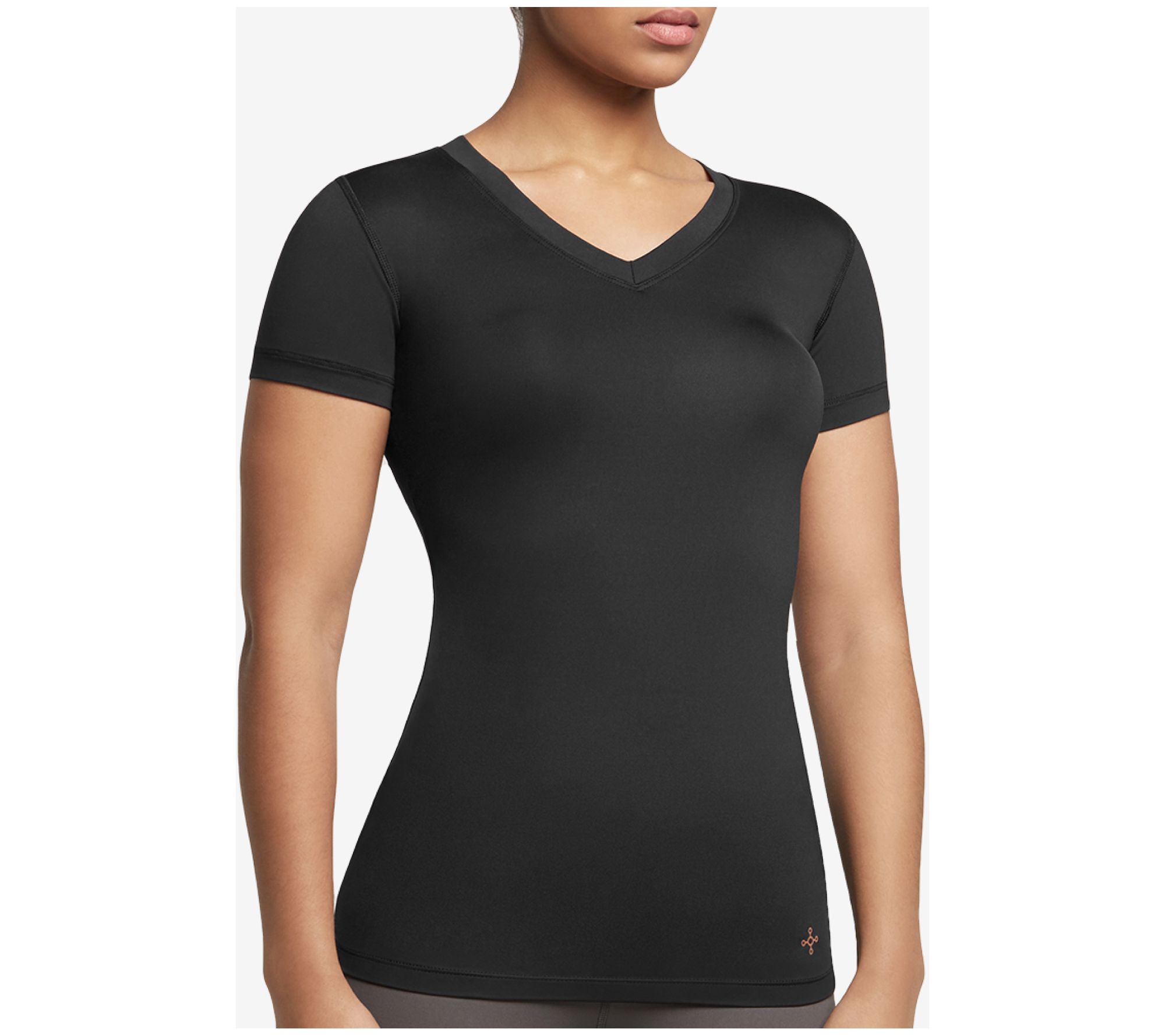 Tommie Copper Women's Short Sleeve CompressionV Neck Shirt 