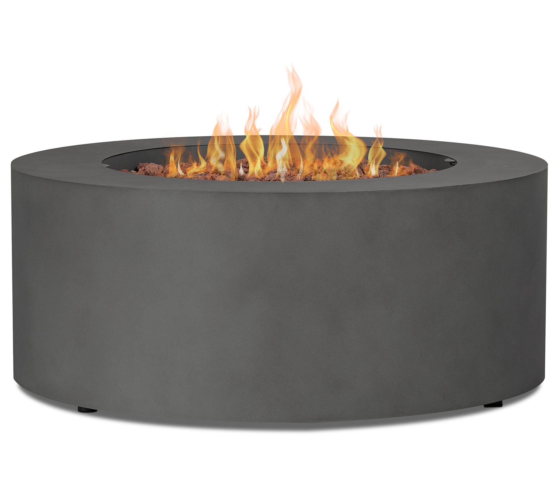 Real Flame Aegean Round Propane Fire Table with Natural Gas
