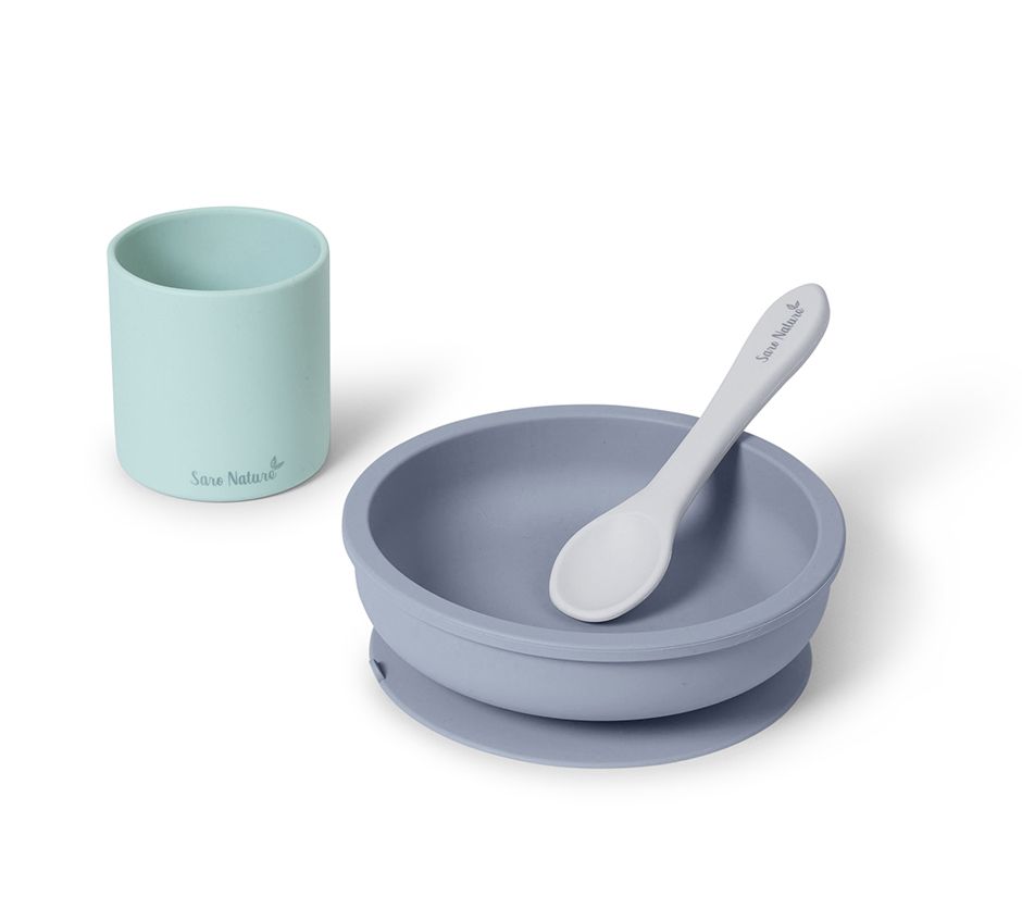 Silicone Baby Feeding Set (3 Pieces)