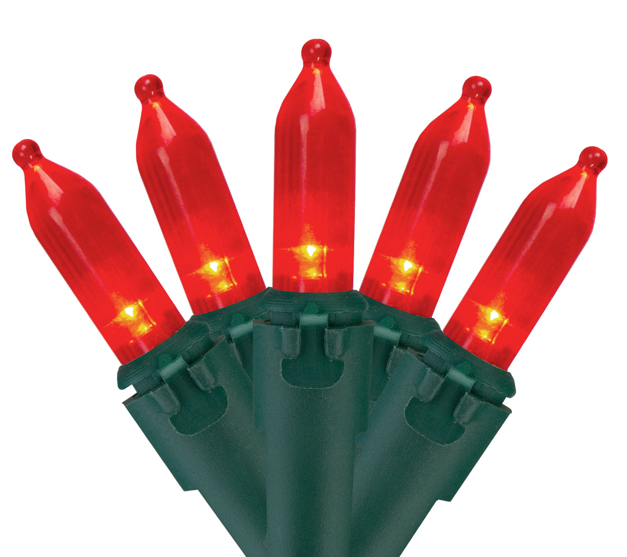 Northlight 100ct Red LED Mini Christmas Lights-  33" Green Wir