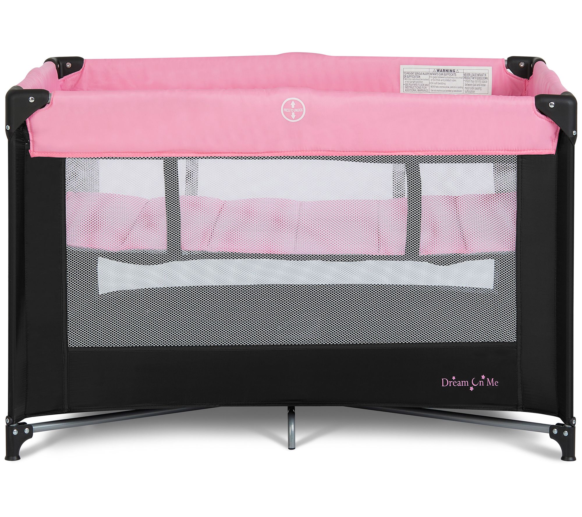 Dream On Me Zazzy Portable Play Yard with Bassinet