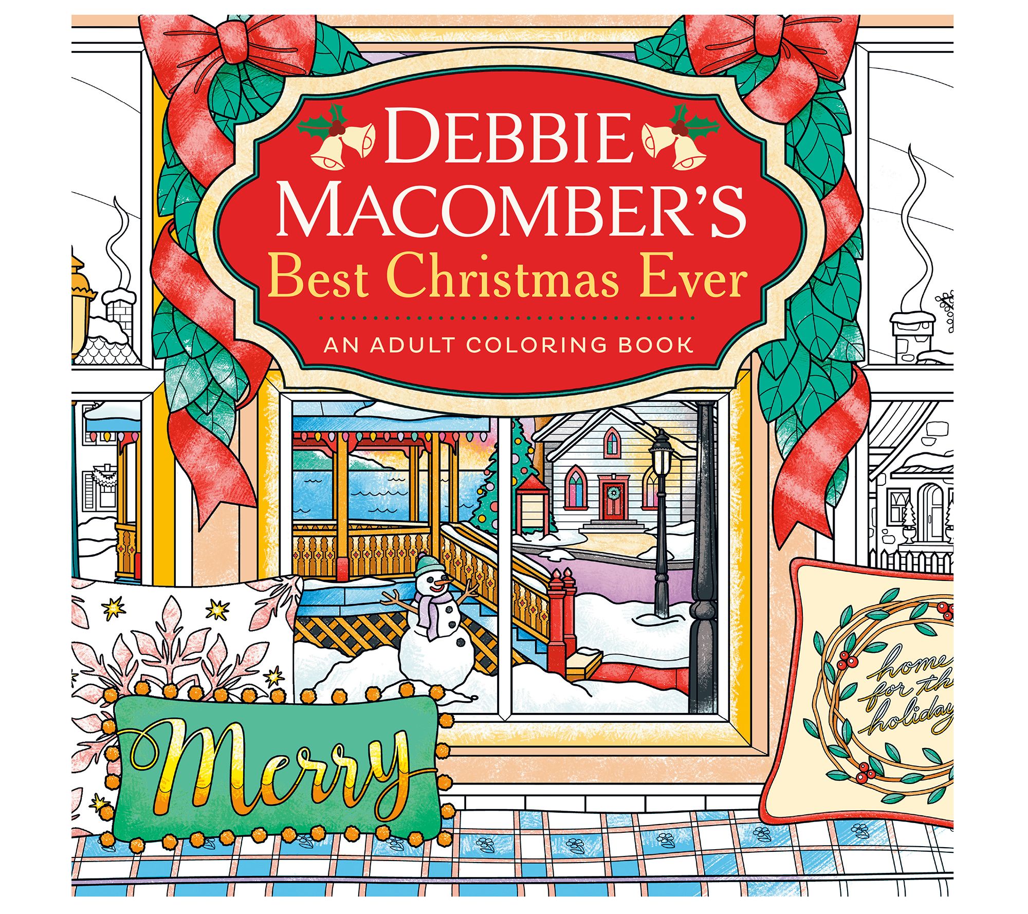 Best Christmas Ever Coloring Book by Debbie Macomber - QVC.com