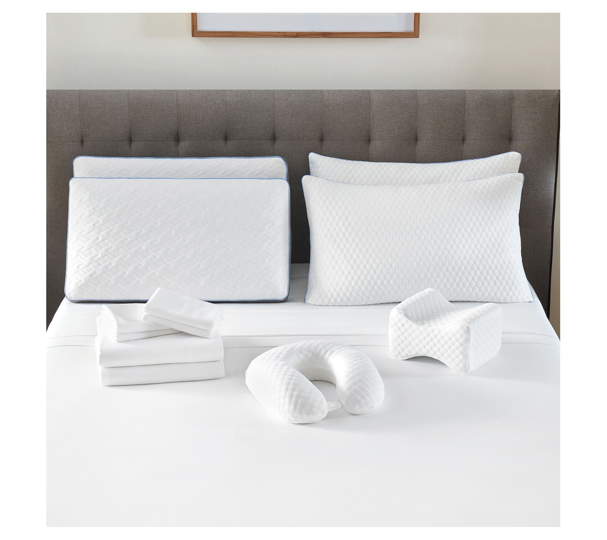 Somapedic 12-Piece Complete Bedding Bundle, Split King