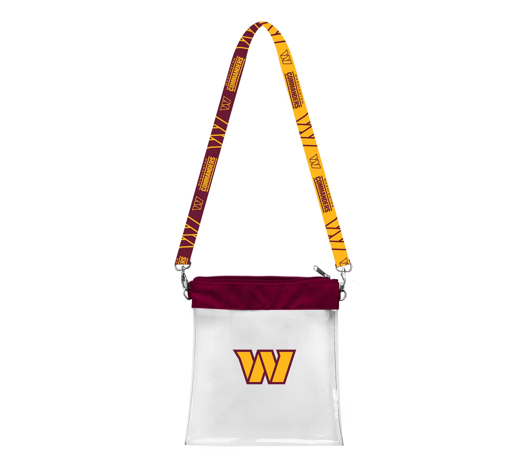 Littlearth NFL Clear Pattern Strap Bag