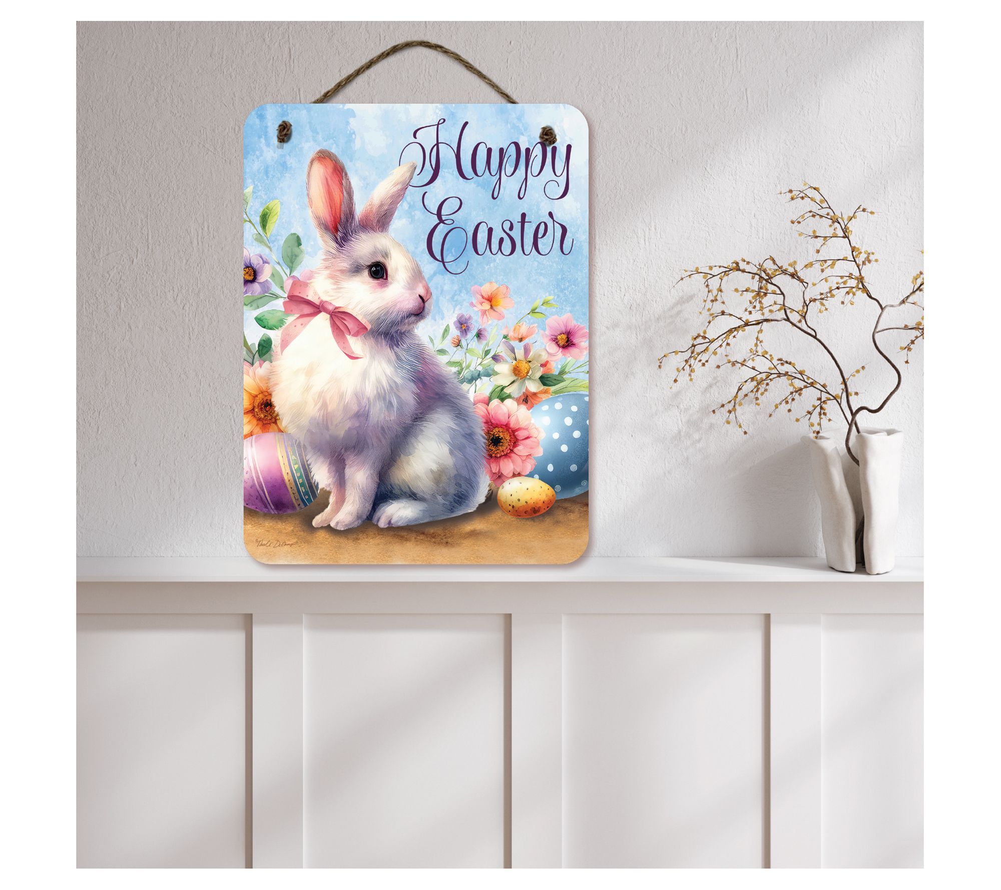 Courtside Market Happy Easter Bunny II 12x16 Artboard with Twi