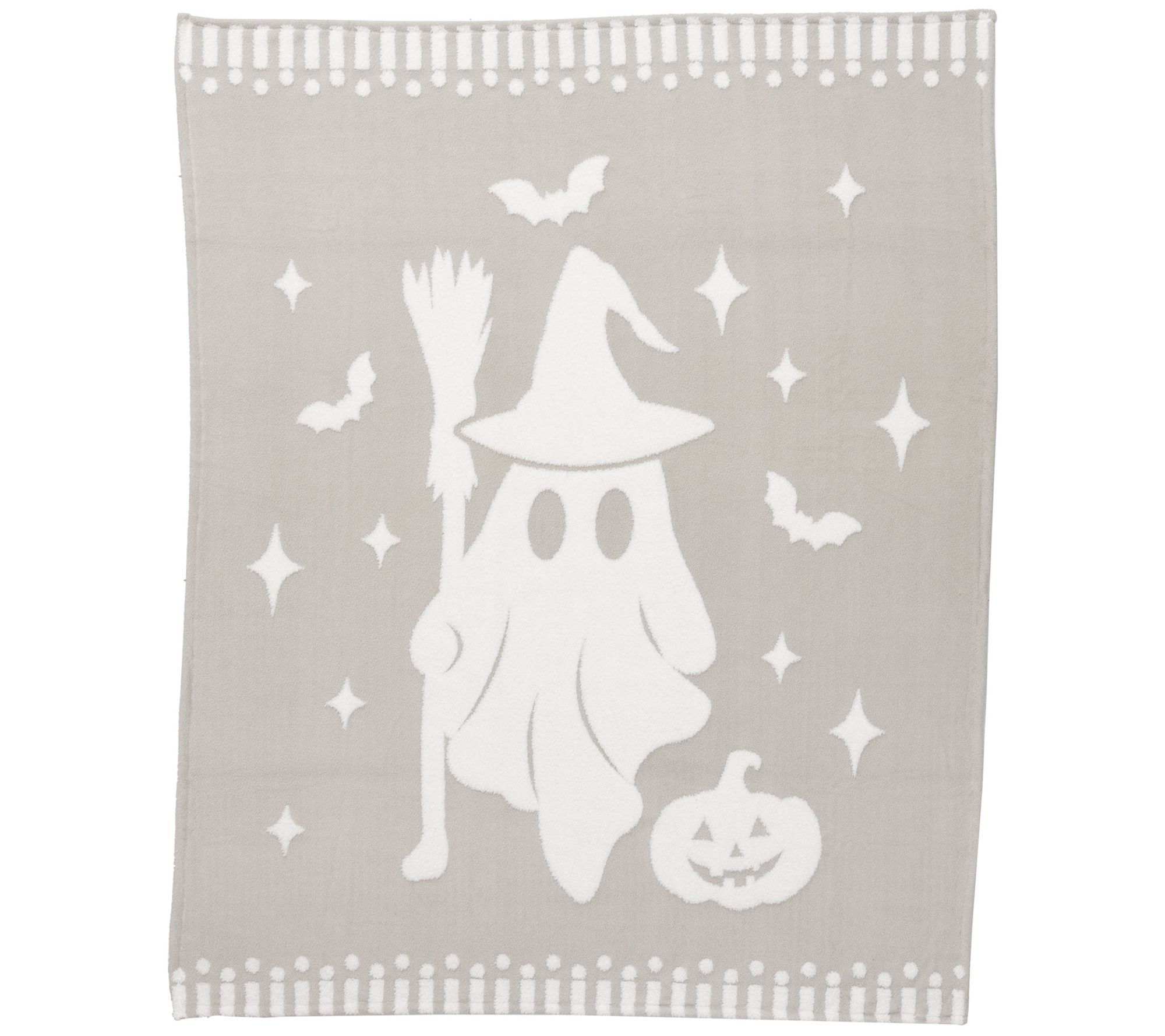 Berkshire Halloween Icon Jacquard Plush 60x70 Throw