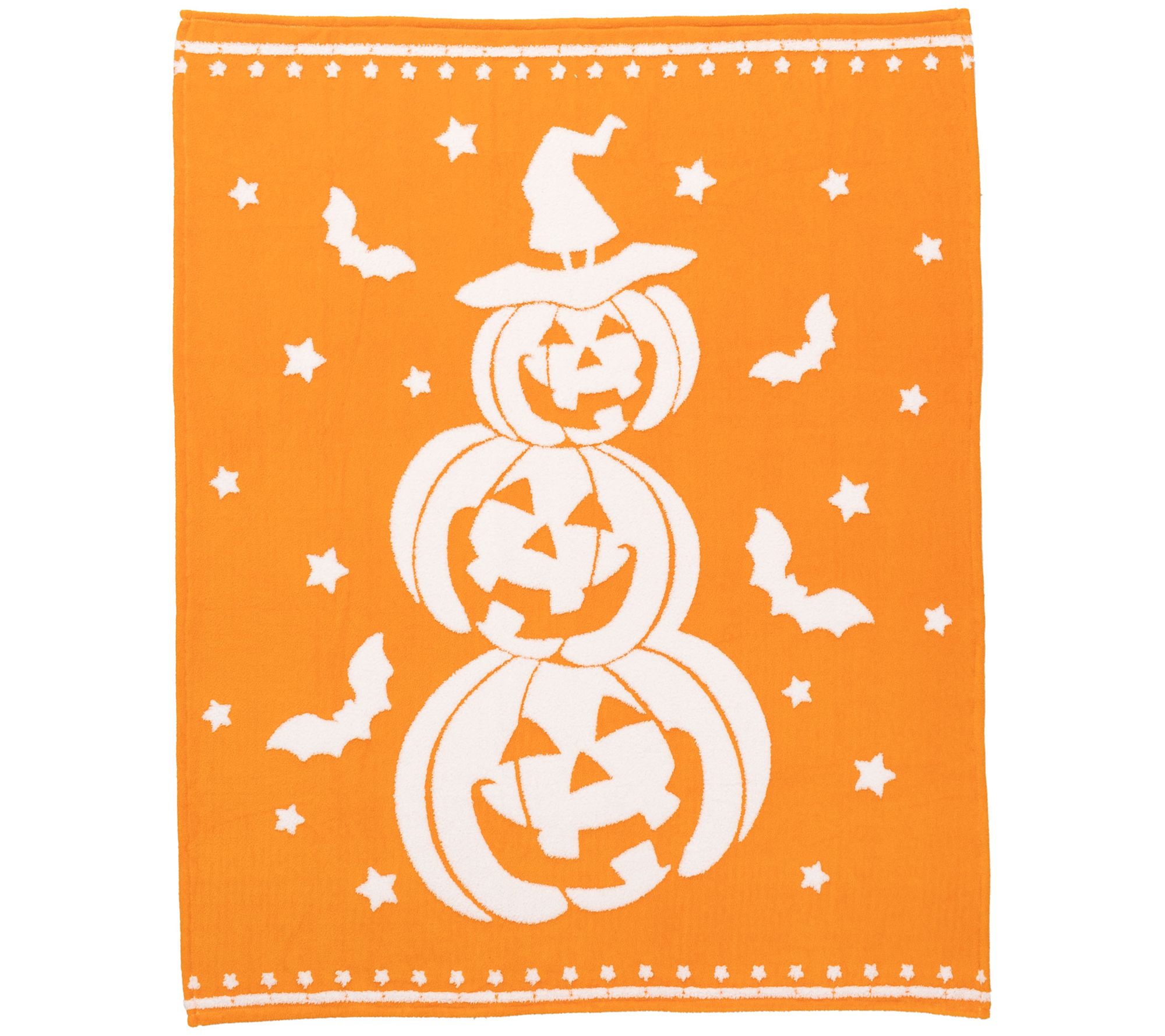 Berkshire Halloween Icon Jacquard Plush 60x70 Throw