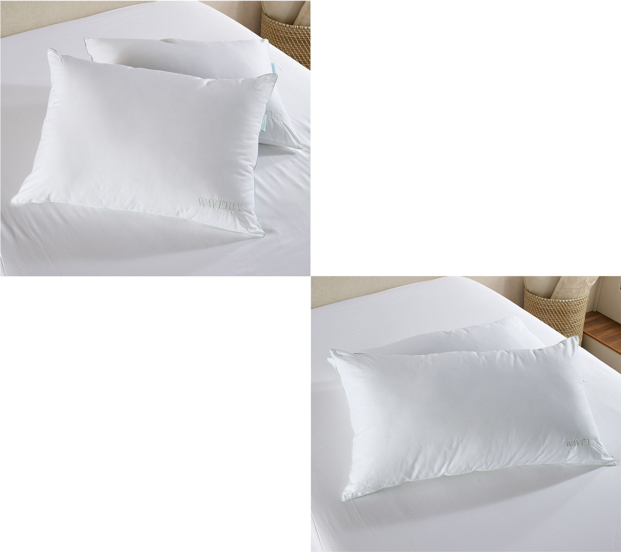 Waverly Set of 2 Down Alt Dual Performance Pillows
