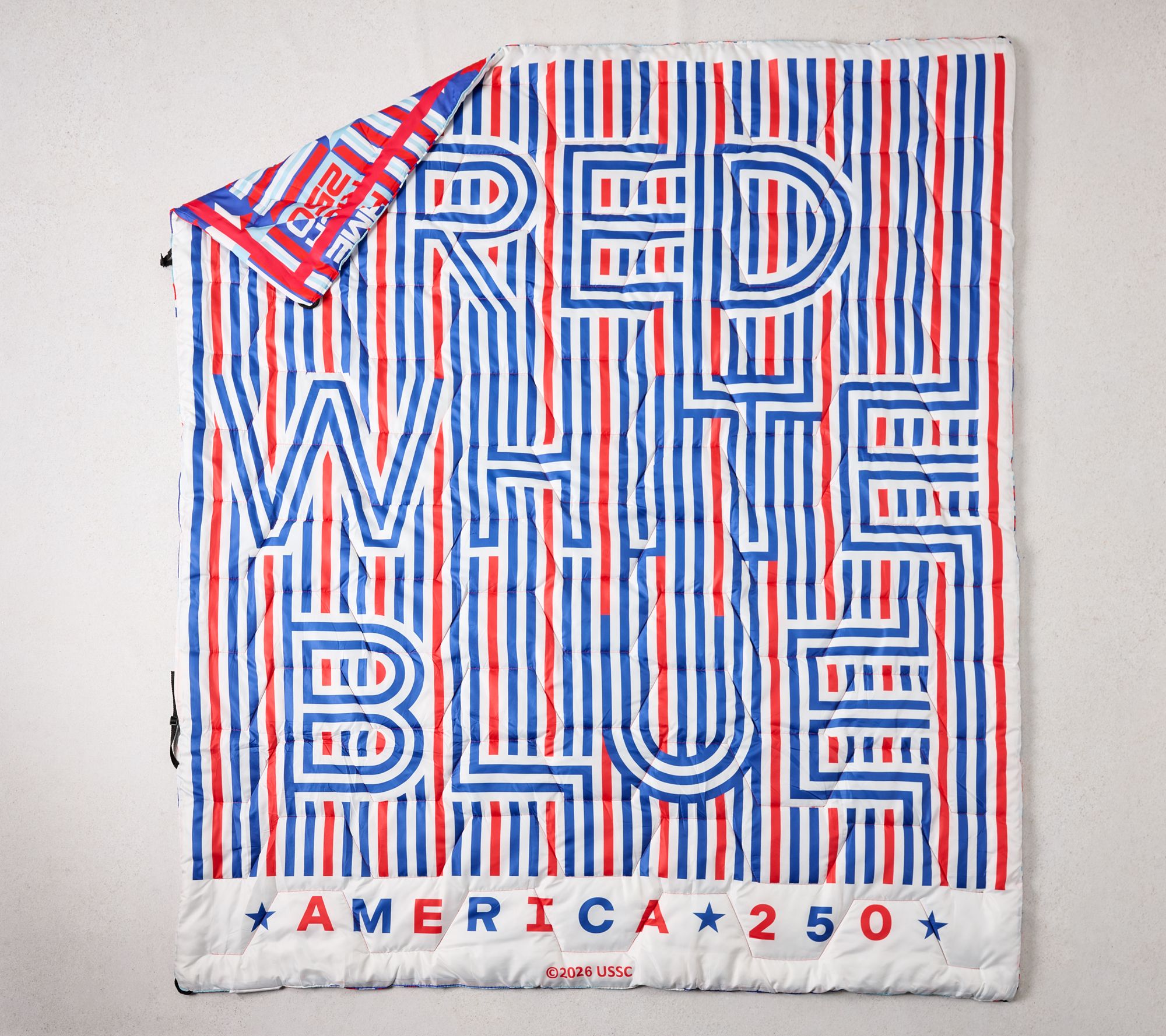 Americana 250 60x70 Patriotic Printed Blanket