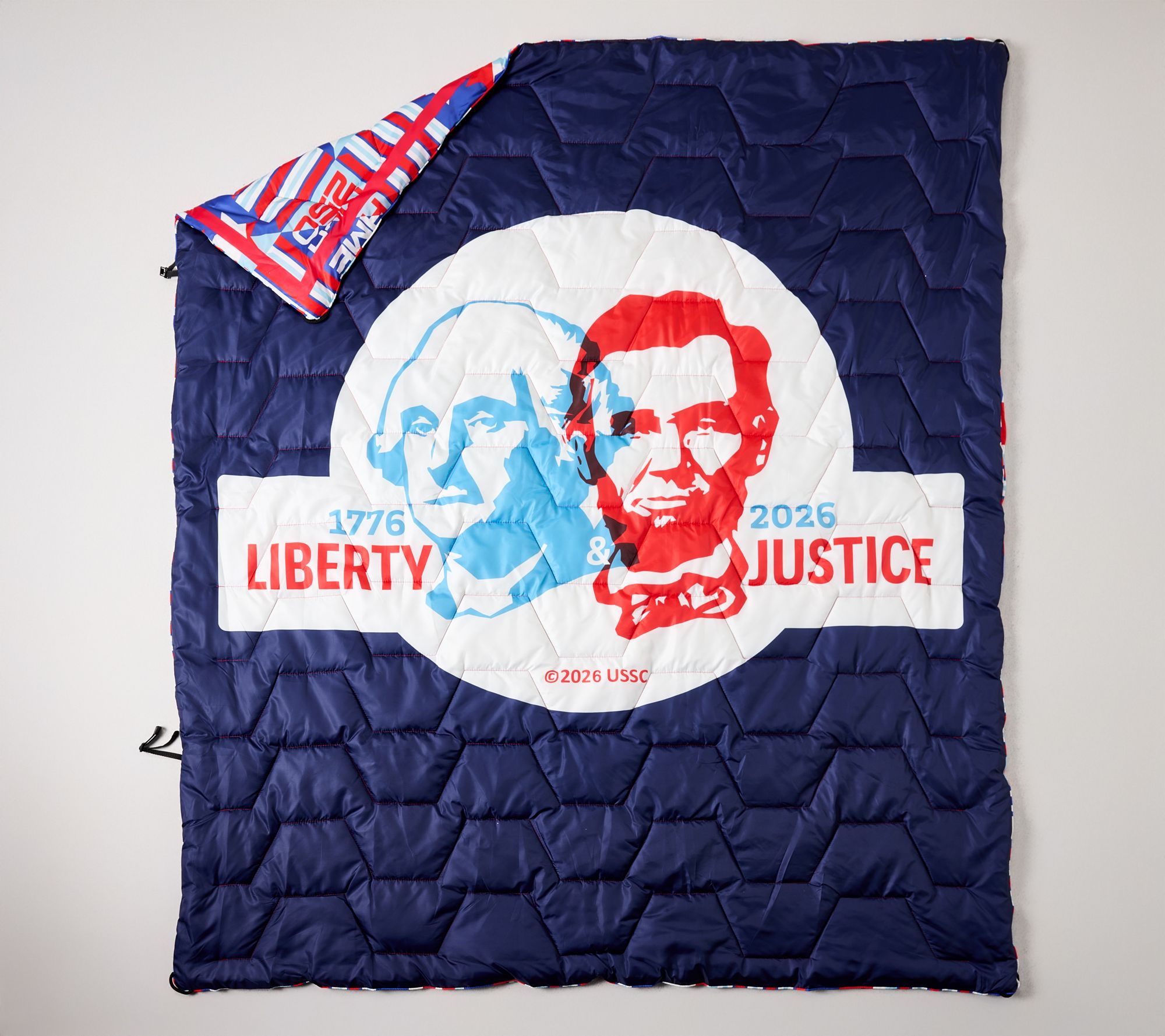 Americana 250 60x70 Patriotic Printed Blanket