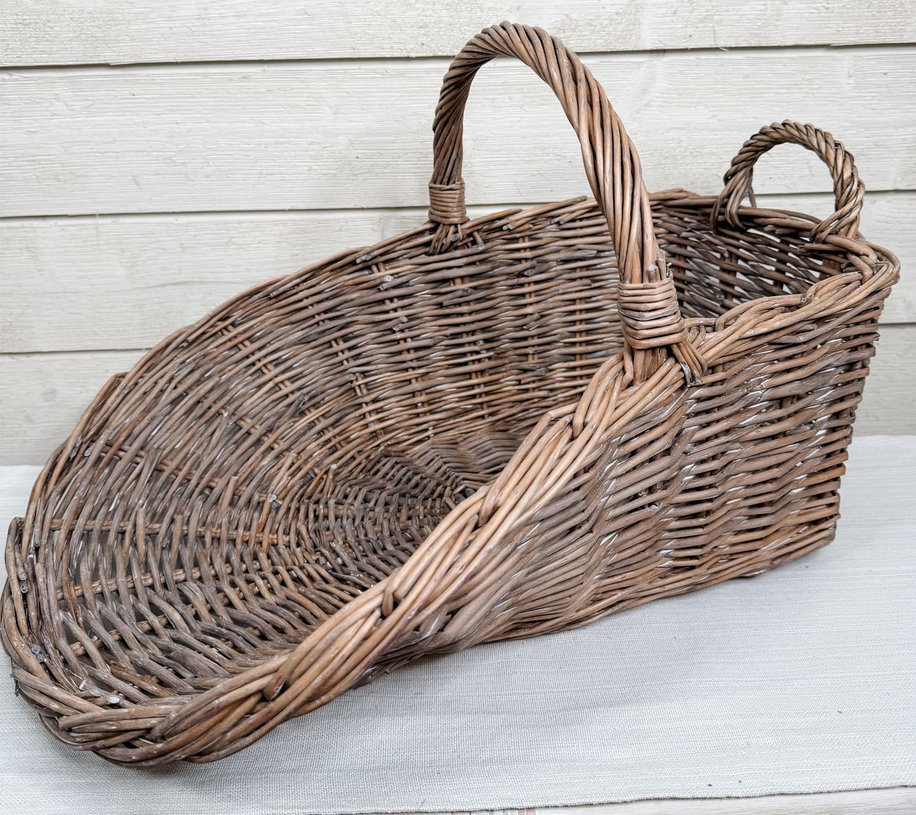 "As Is" Simply Stunning Oversized French Market Basket-J. Graff