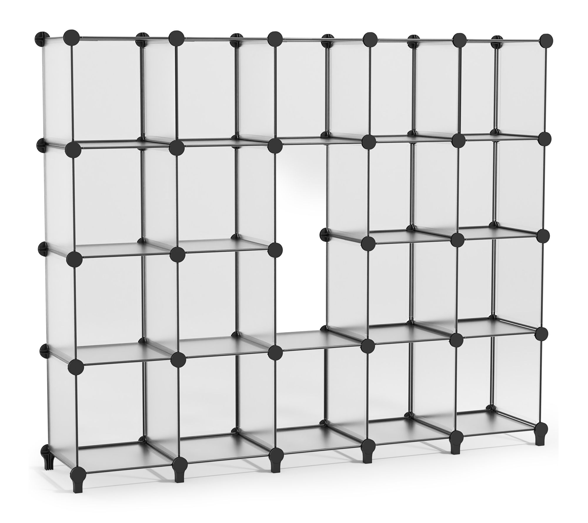 Sorbus Cube Storage Organizer Cubby Shelf - Set of 18