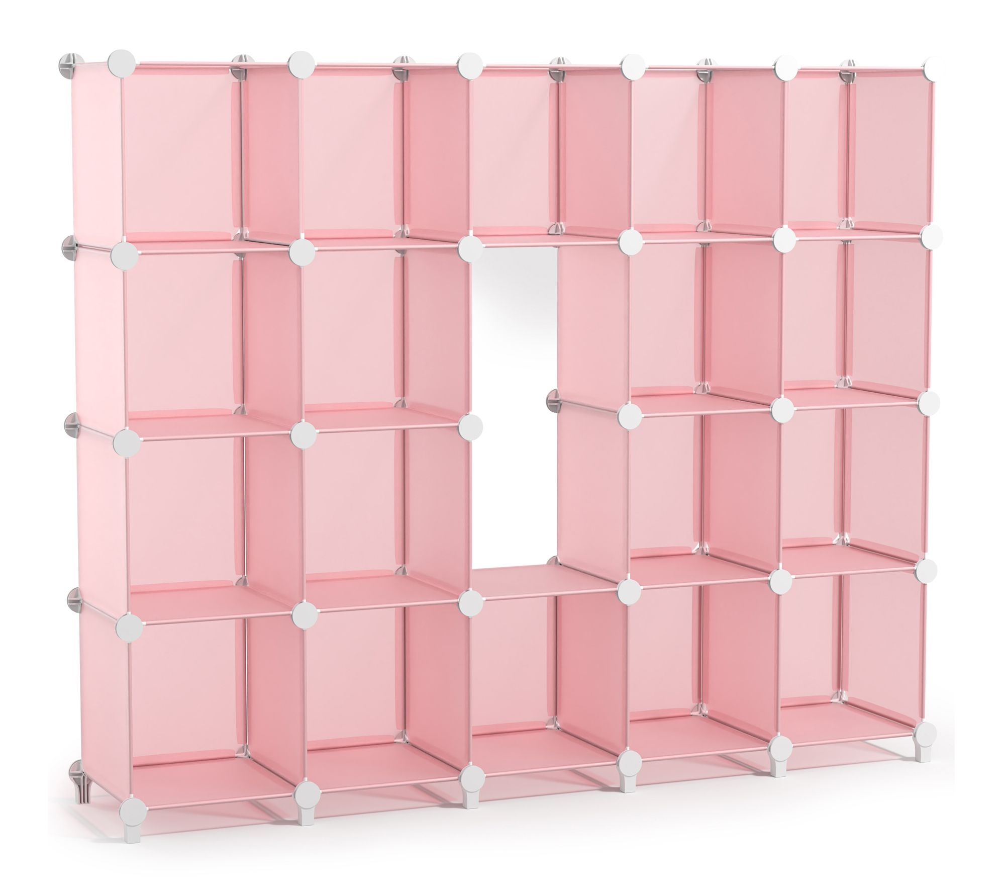 Sorbus Cube Storage Organizer Cubby Shelf - Set of 18