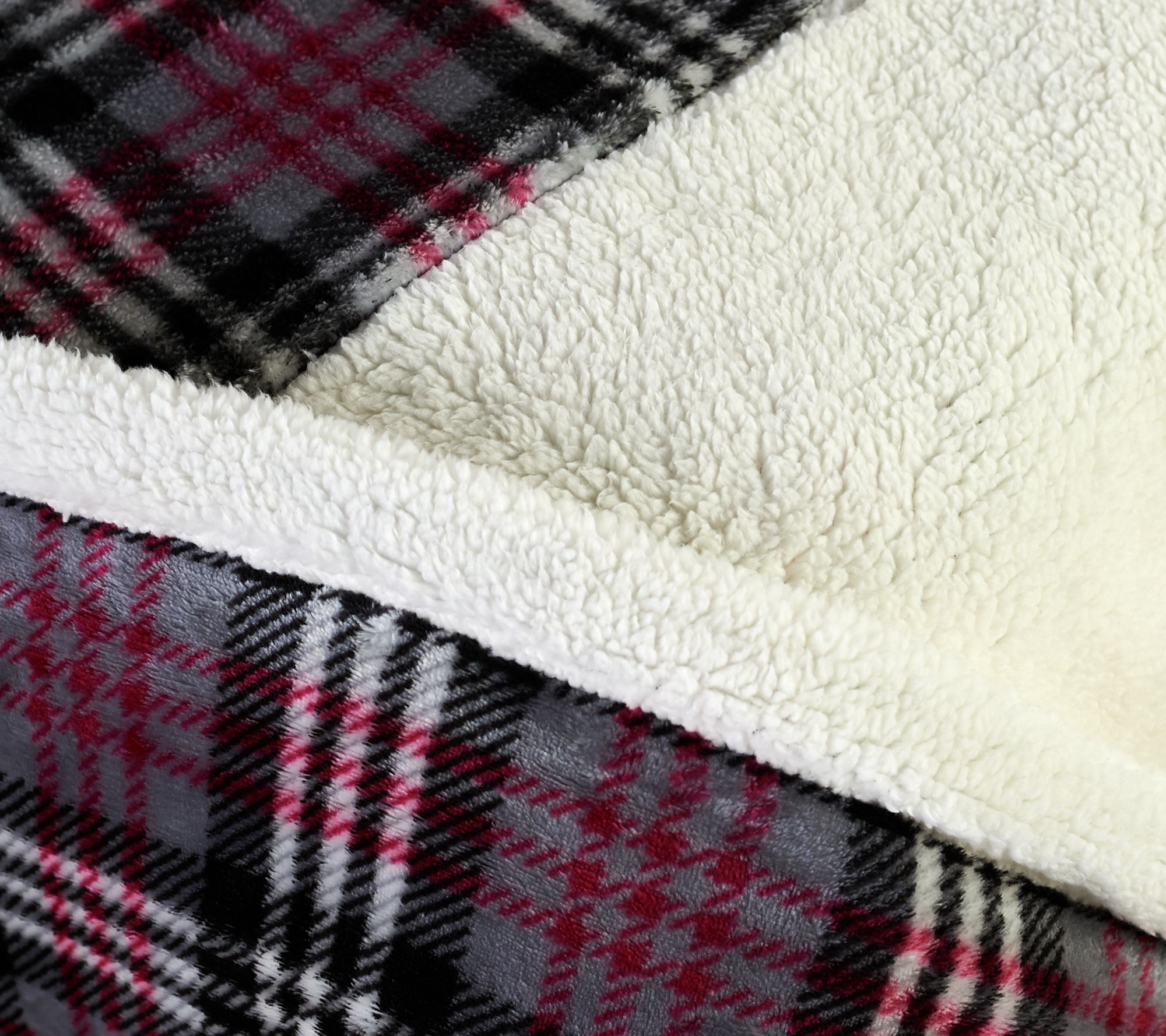 Cuddl Duds Velvet Plush Foot Pocket Throw