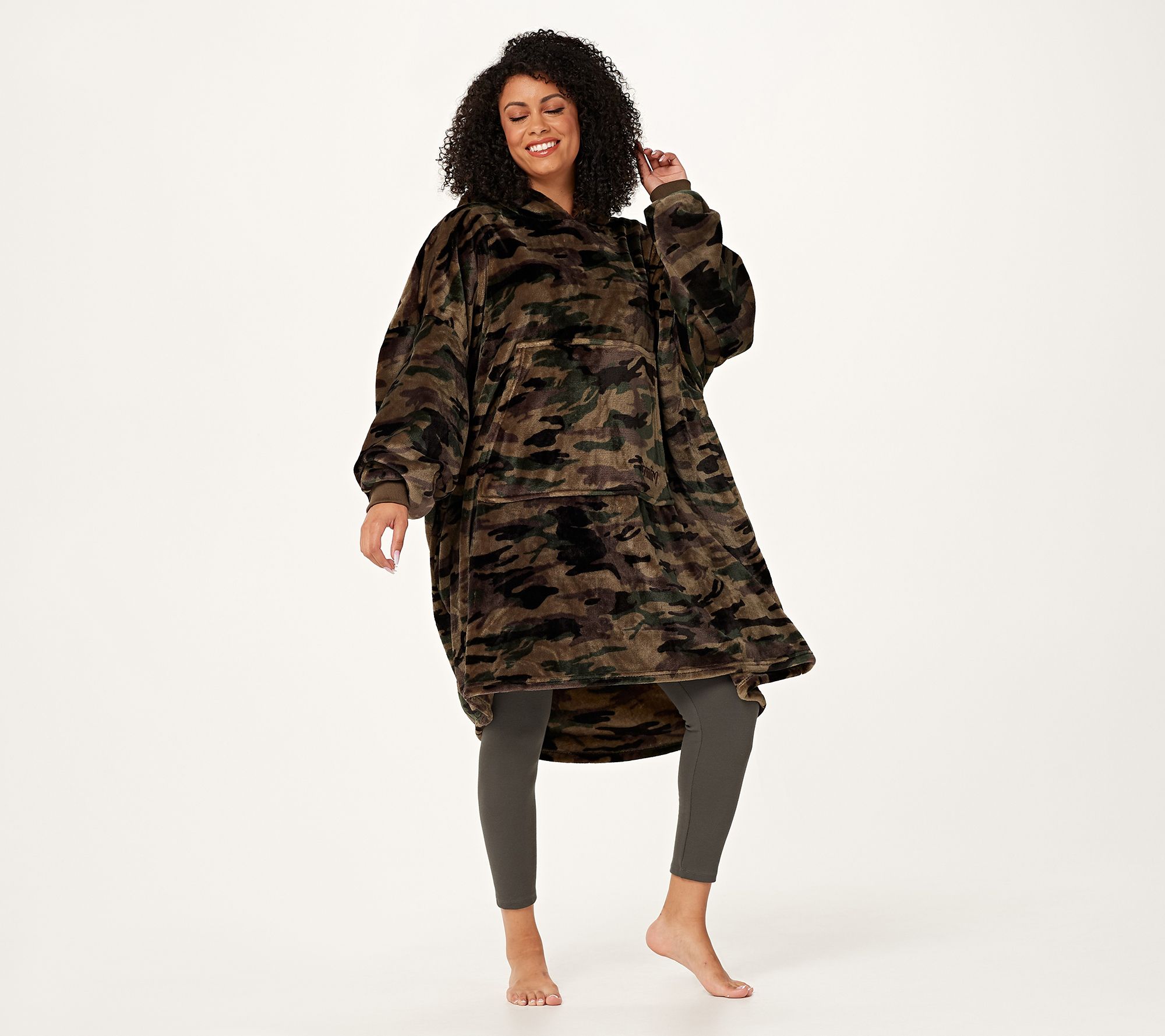 qvc oversized blanket sweatshirt