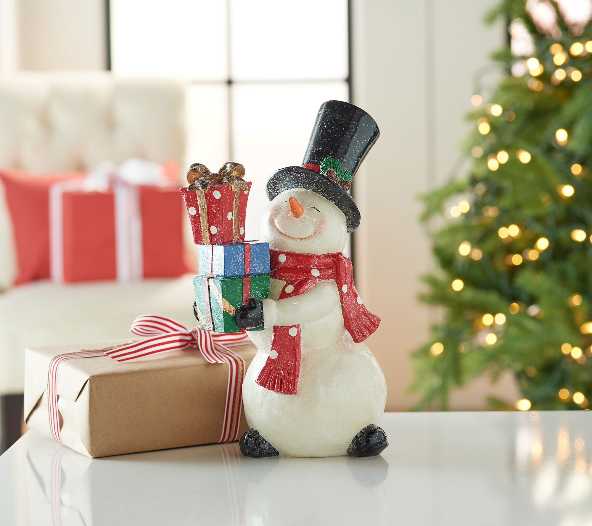 GREEN PLUS Decorative Christmas Snowman 829525001626