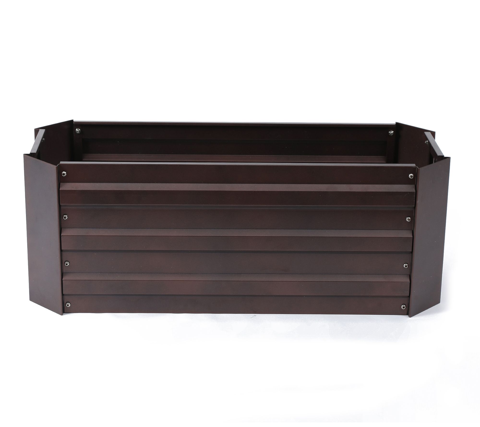 Luxen Home Metal Rectangular 31.5" x 12" Garden Bed