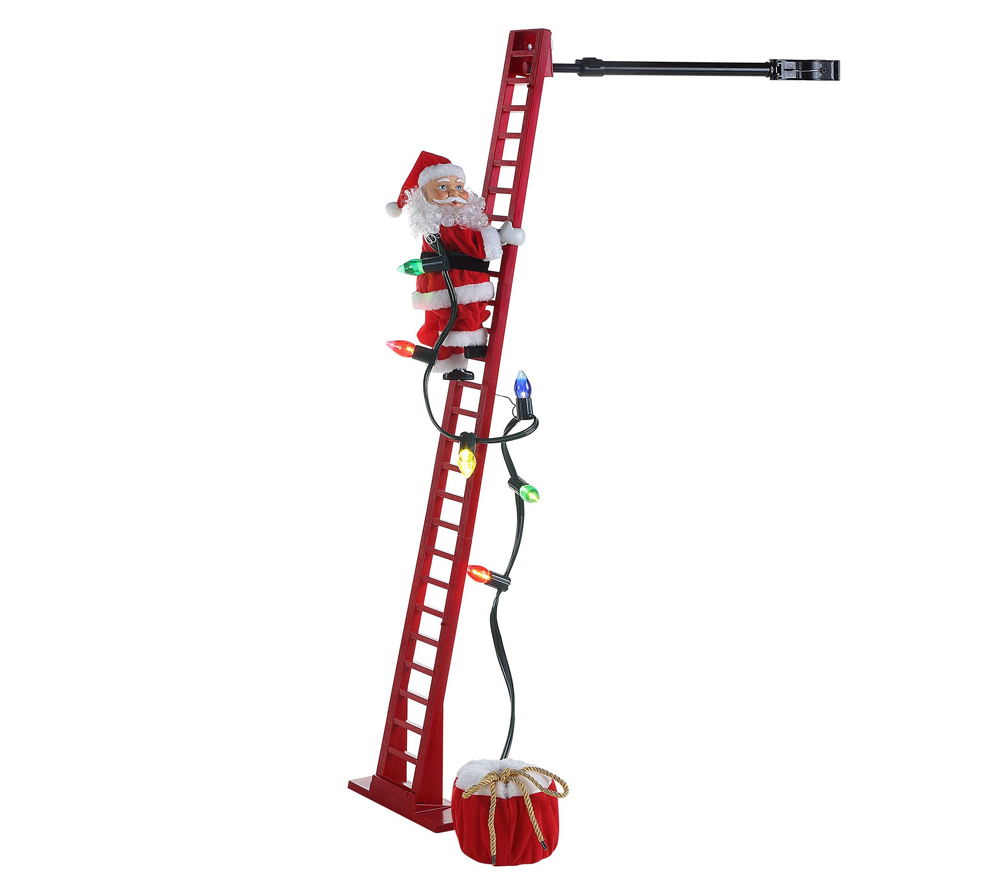 ミスタークリスマス　Super climbing santa 10 ft. Outdoor Animated Ladder Climbing Santa – Mr. Christmas