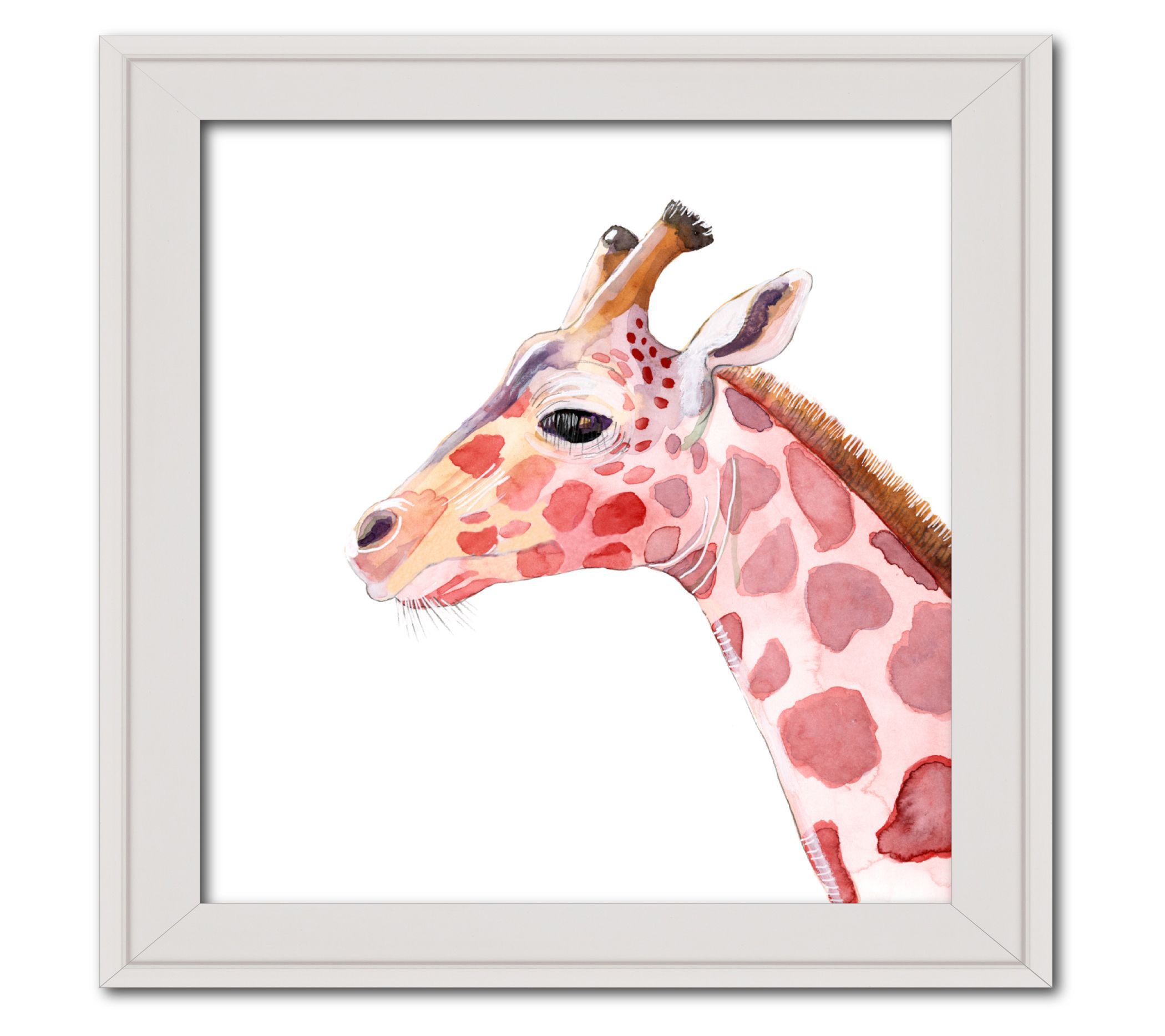 Courtside Market Baby Giraffe 16" x 16" FramedArt
