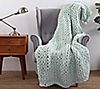 Berkshire Blanket Chunky Rope Knit Throw, 7 of 7