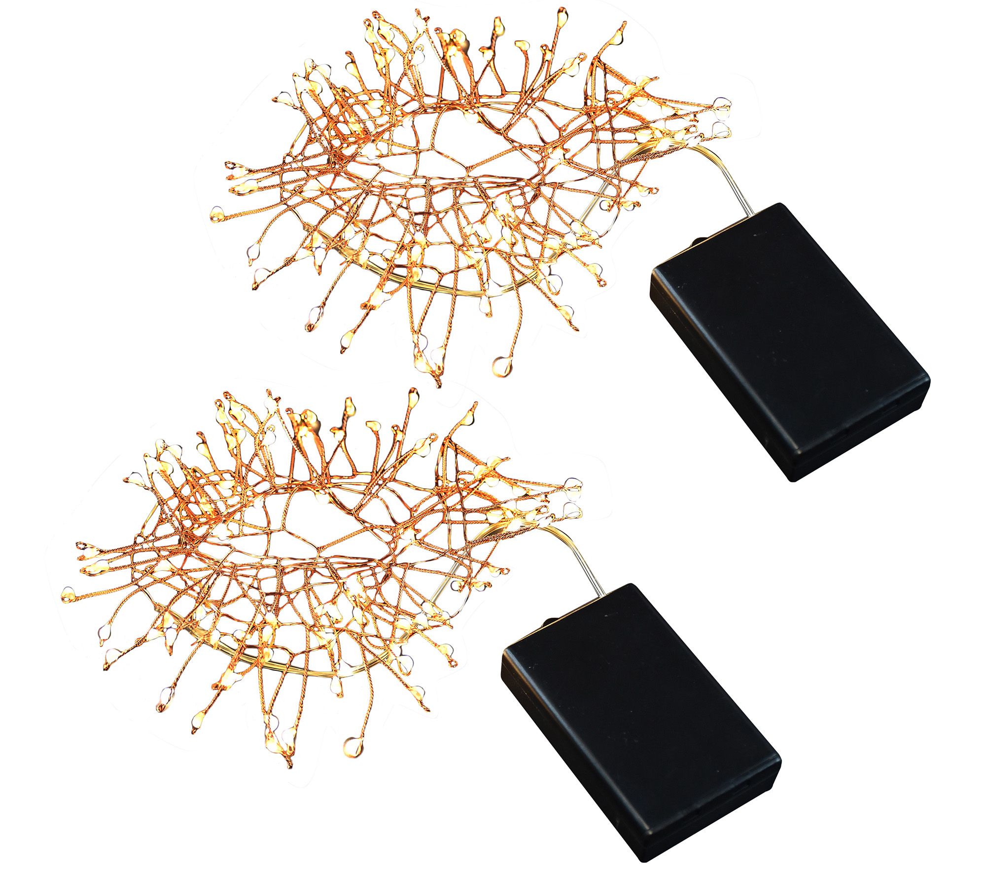 LumaBase LED Firecracker Fairy String Lights -Set of Two