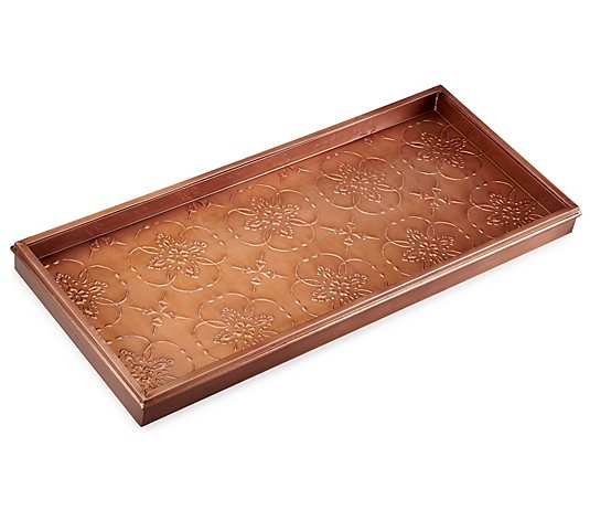 Medallions Boot Tray Copper Finish by Good Directions