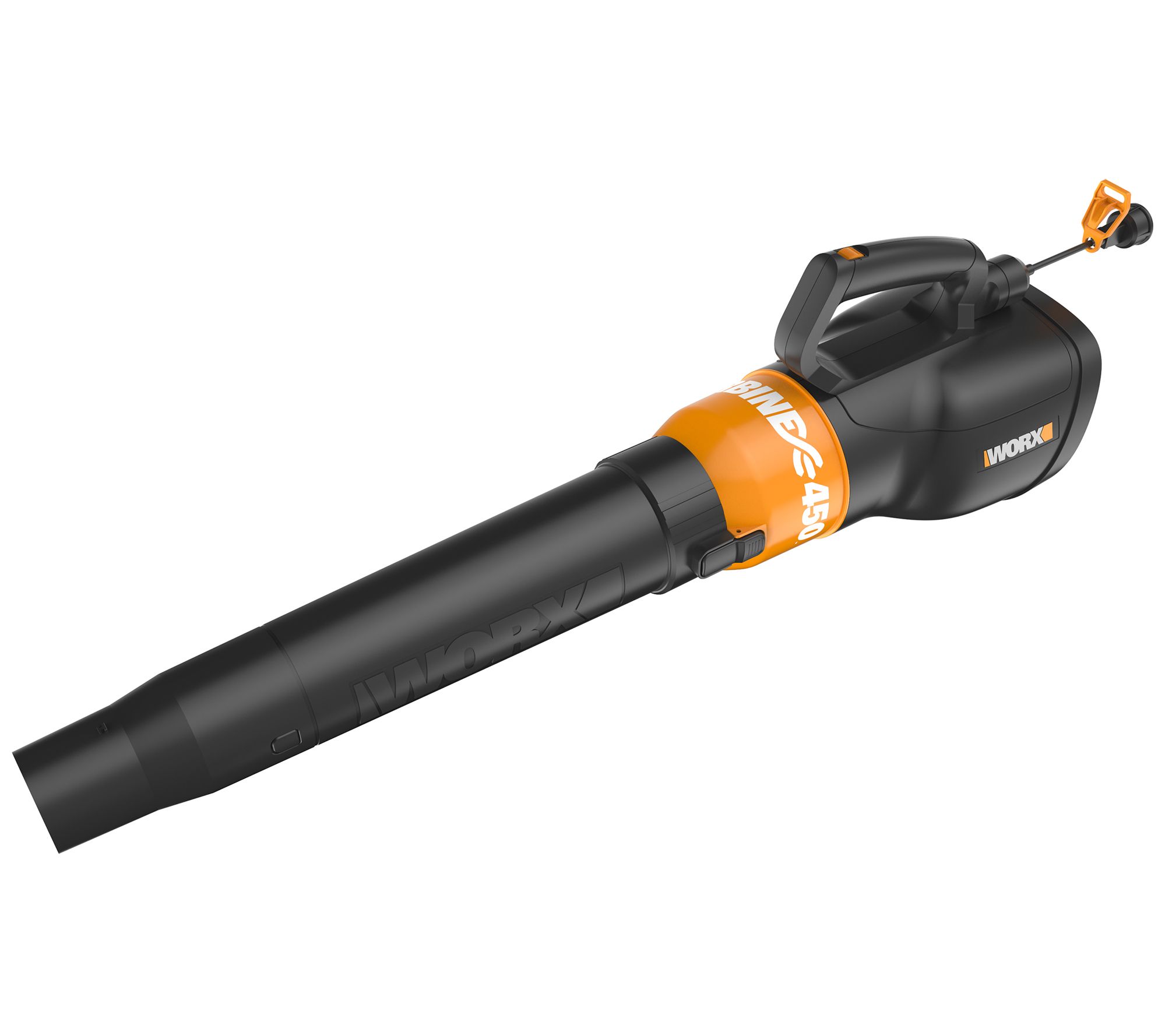 WORX 7.5 Amp 450 cfm 2 Speed TURBINE ElectricLeaf Blower QVC