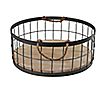 S/2 Wire Baskets w/Wood Bases by Puleo International, 1 of 2