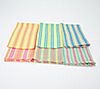 Bobby Berk Multi Stripe Cloth Napkins 6 Set