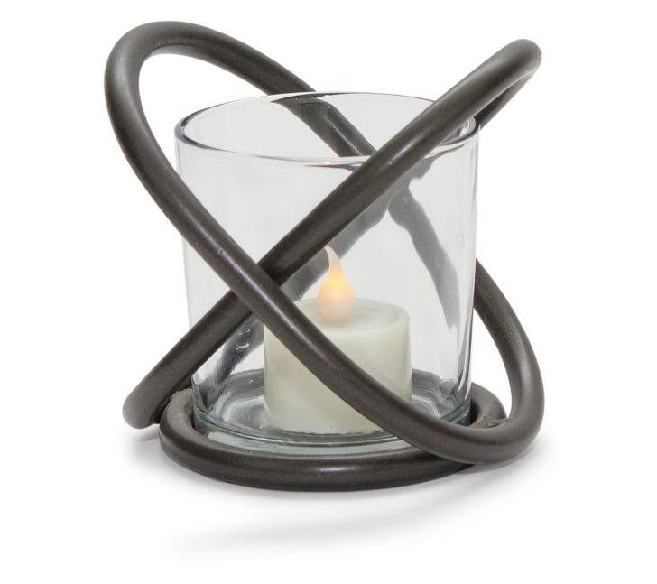 Melrose Modern Metal Votive Holder (Set of 2)