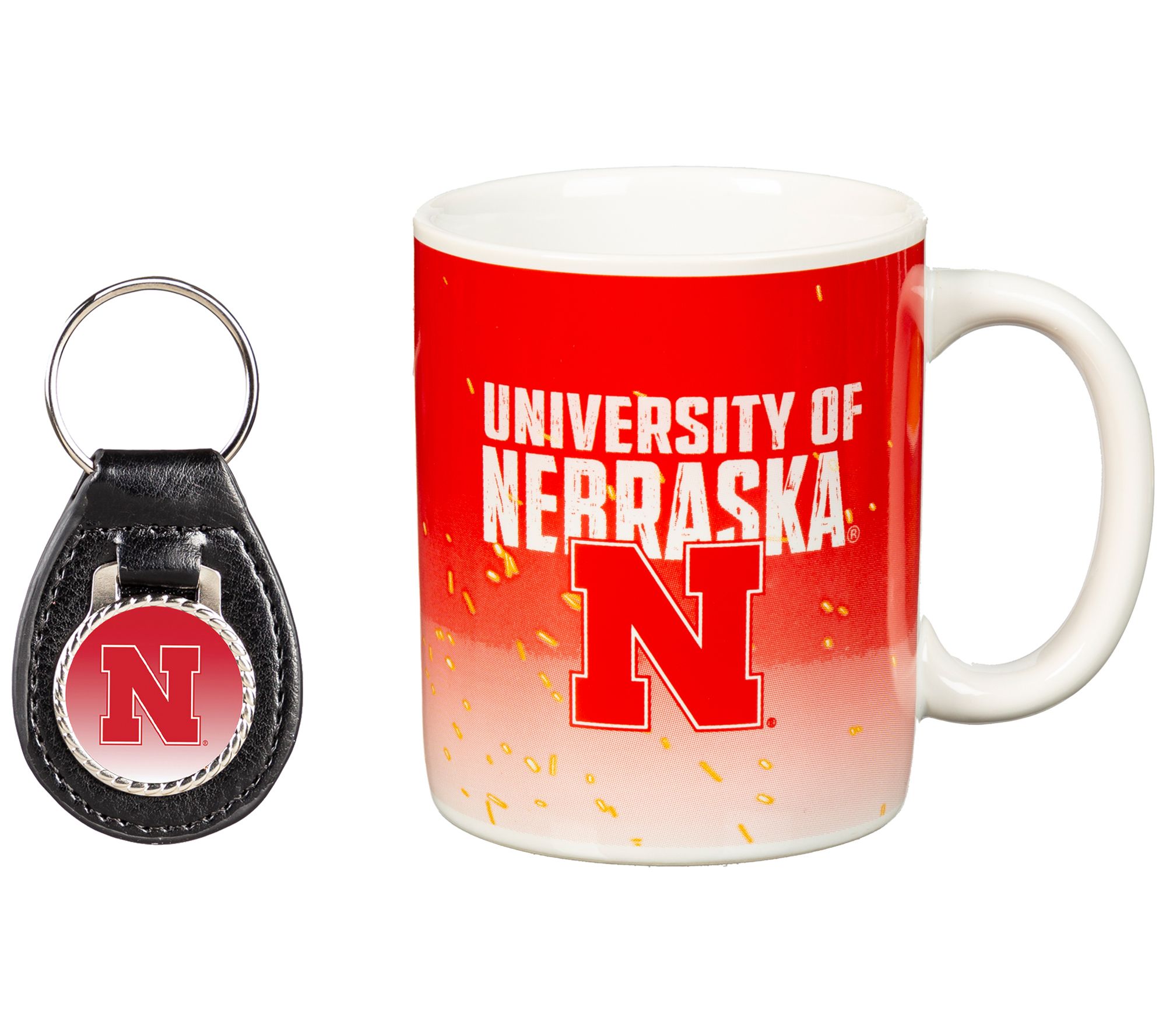 Evergreen Collegiate Coffee Cup & Key Fob Gift et