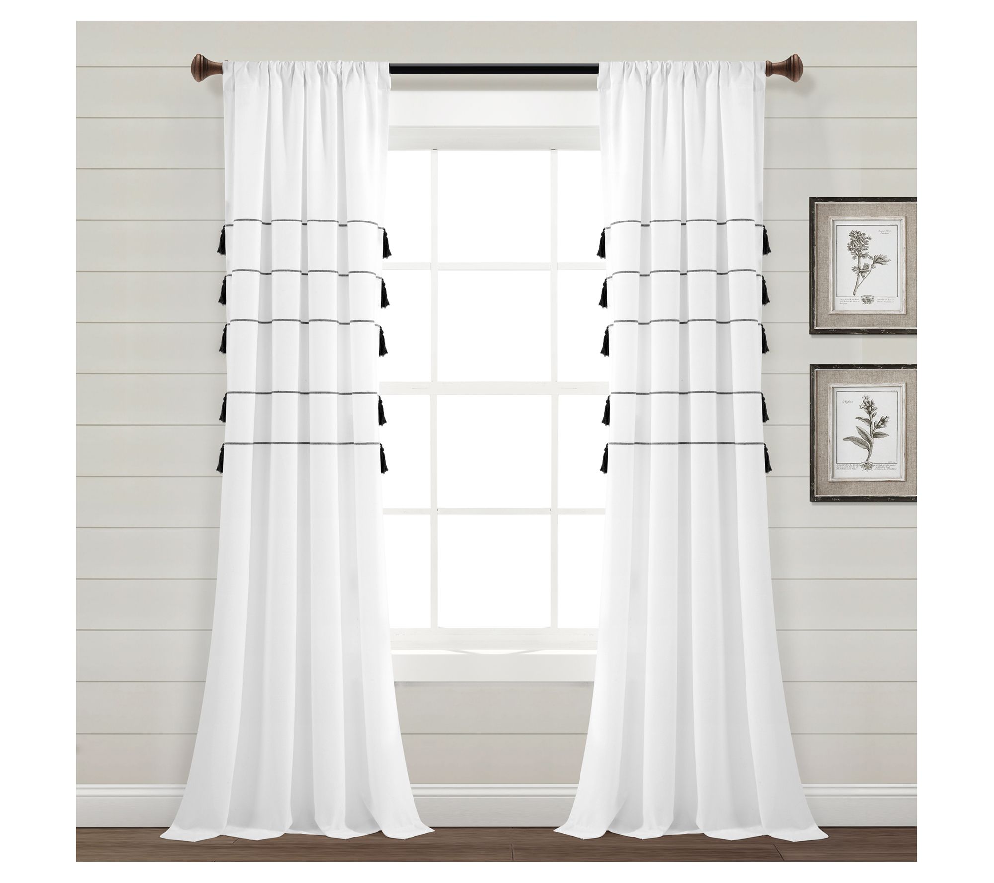 Farmhouse Boho Stripe Woven Set by Lush Decor