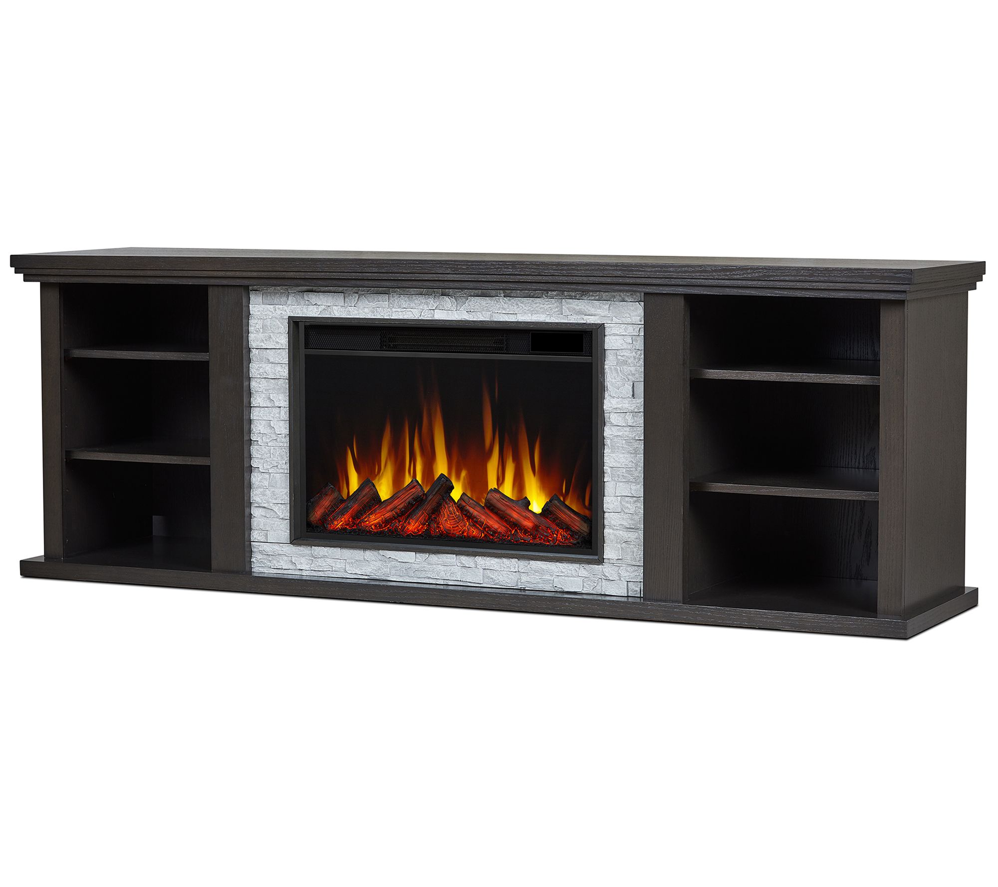 Real Flame Kenai 72" Slim Electric Fireplace TV  Stand