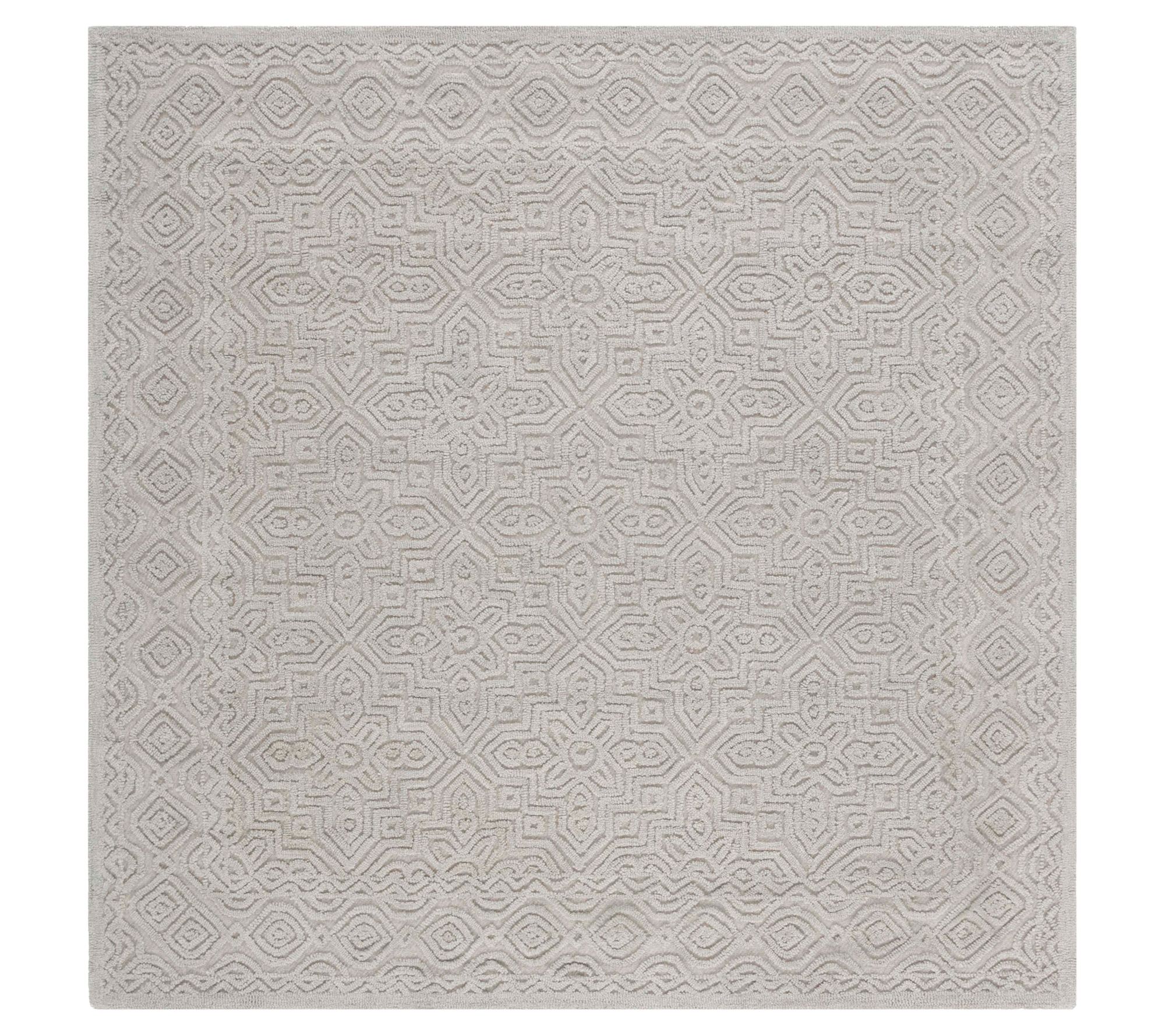 Textural Collection 6' x 6' Square Rug by Valerie