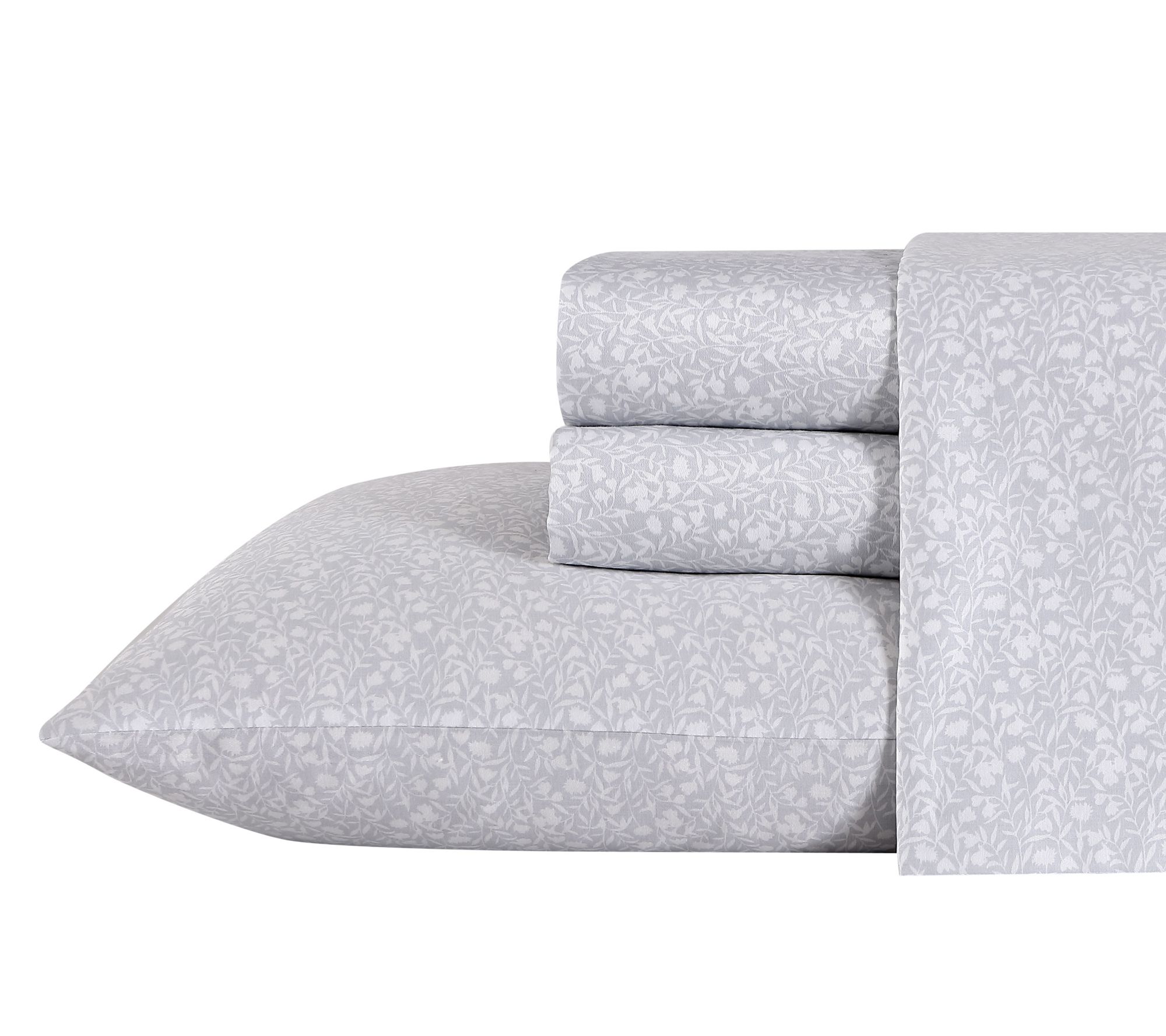 Laura Ashley Wi nnie Cotton 4-P iece Sheet Set- King