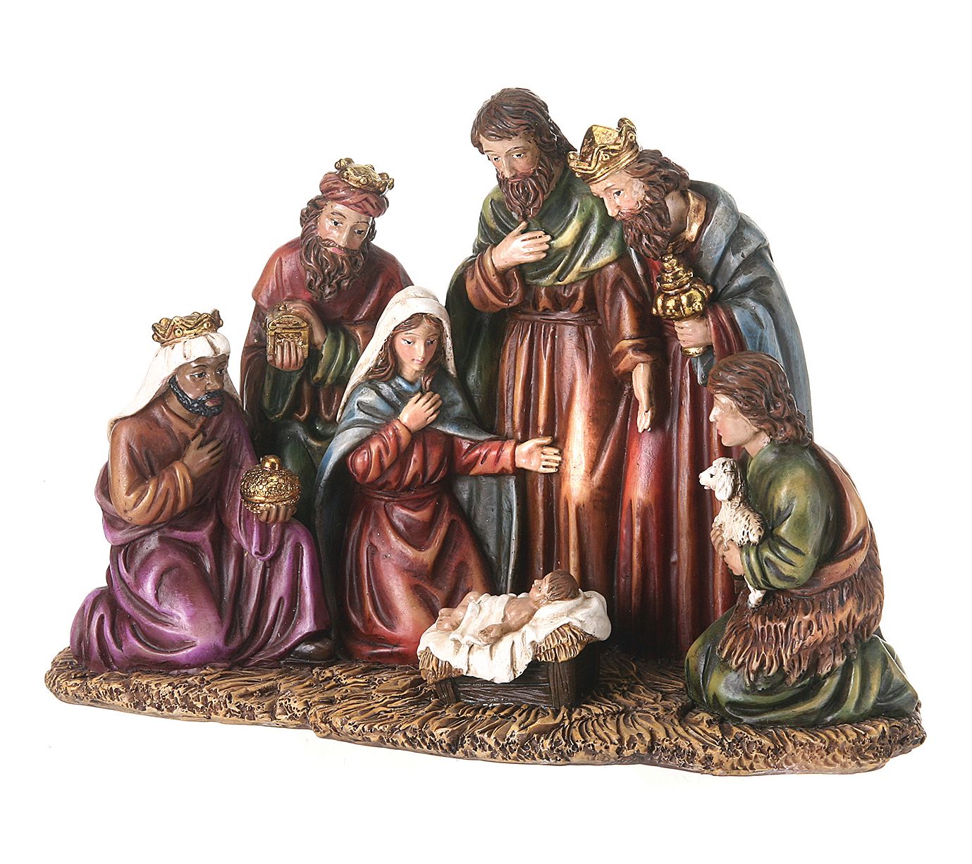 9" Nativity Piece By Valerie