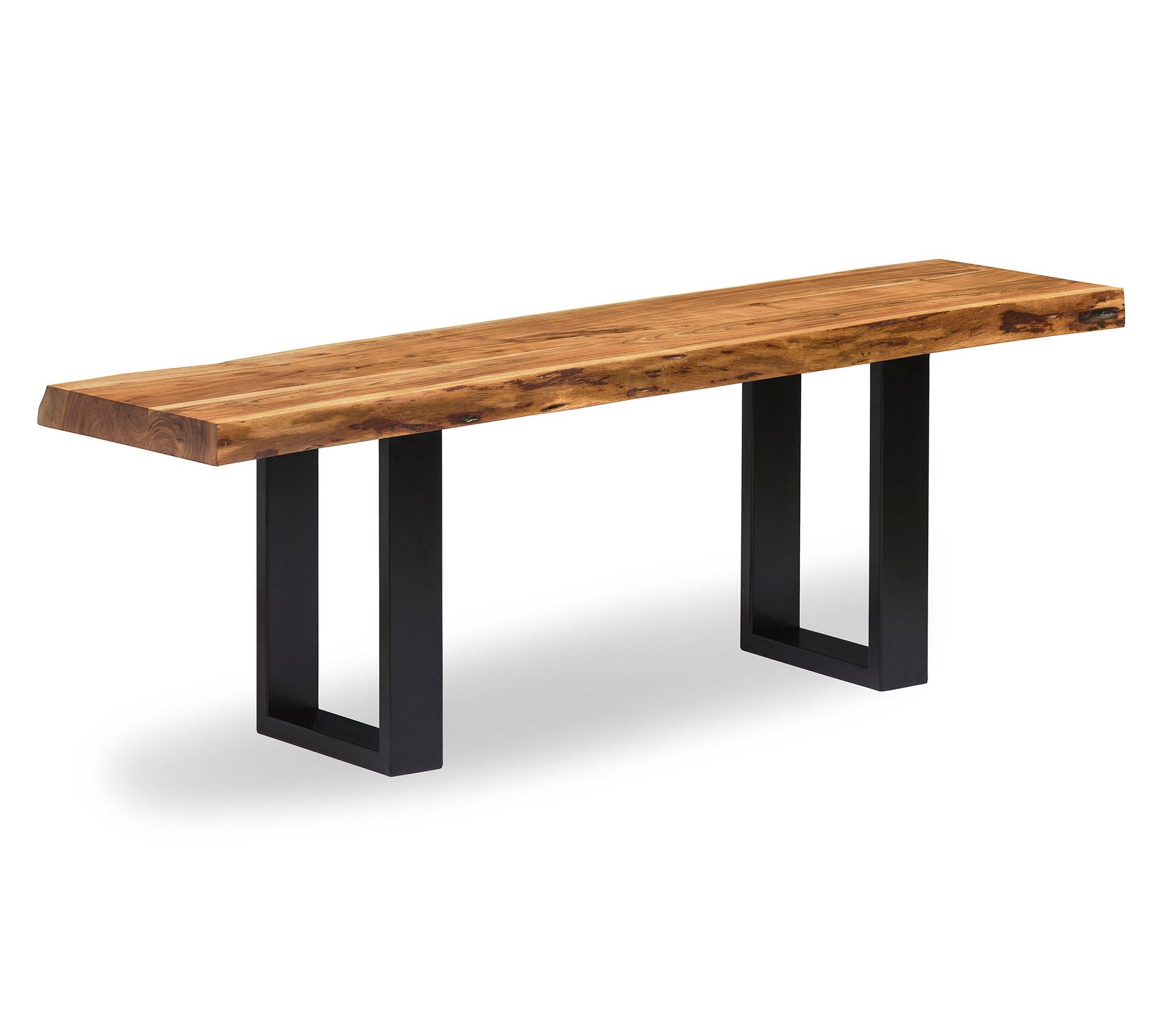 Alaterre Furniture Alpine 48" Natural Live EdgeWood Bench