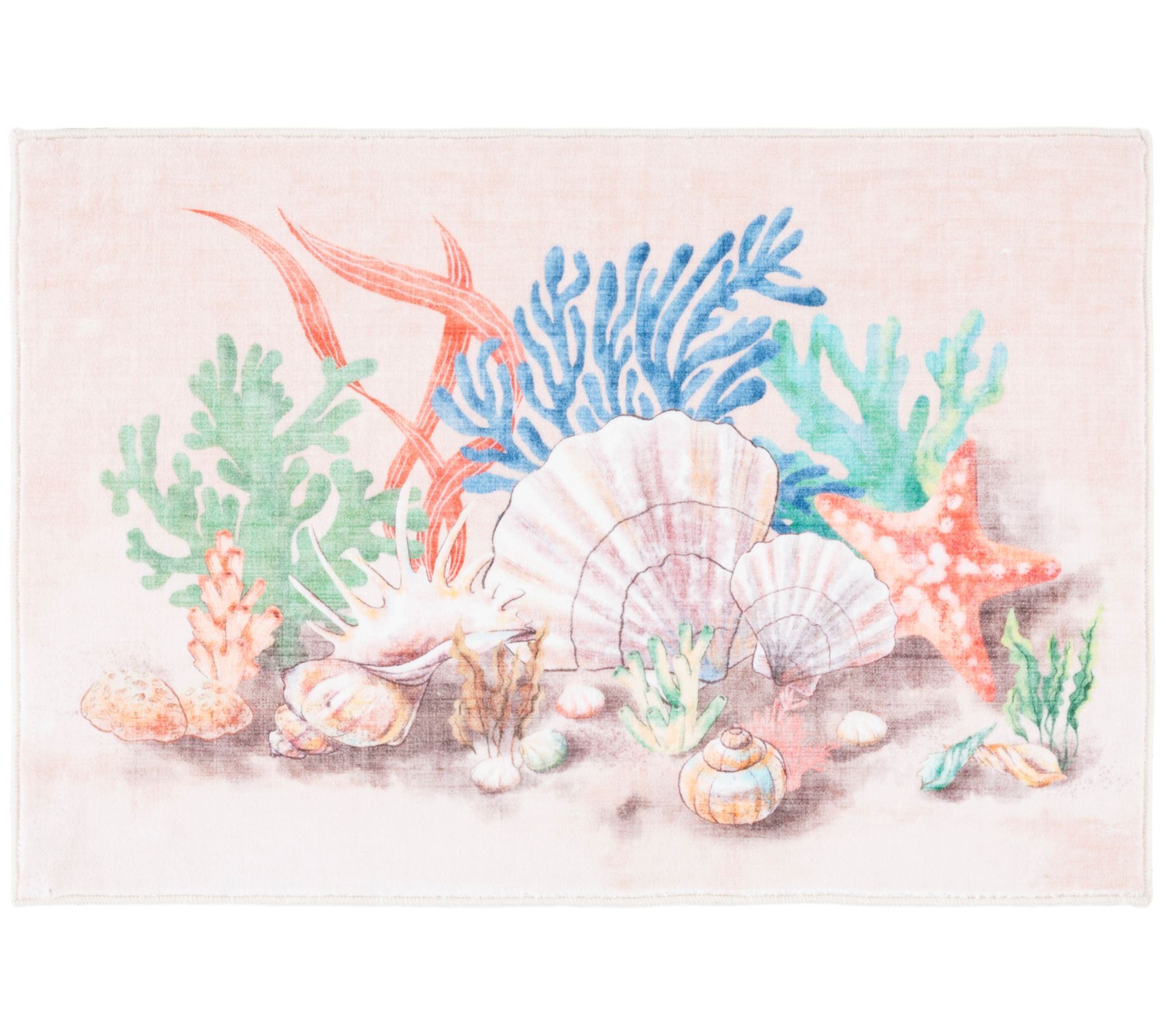 Safavieh Coral Shore Washable 2'-3" x 4' Kitche n Mat